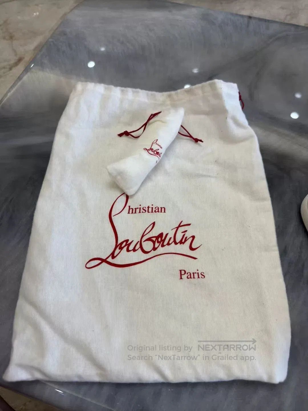 Christian Louboutin Christian Louboutin Floral Embroidery High-Top Sneakers. Size US 8 / EU 41 - 7 Thumbnail