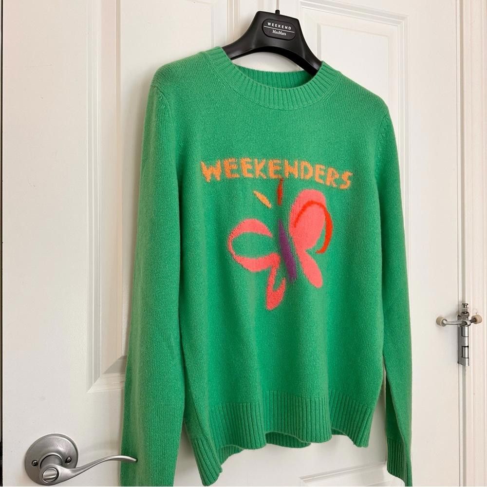 Designer NWOT Weekend Max Mara Label-cut 100% Cashmere Sweater Sz: S Size S / US 4 / IT 40 - 8 Thumbnail