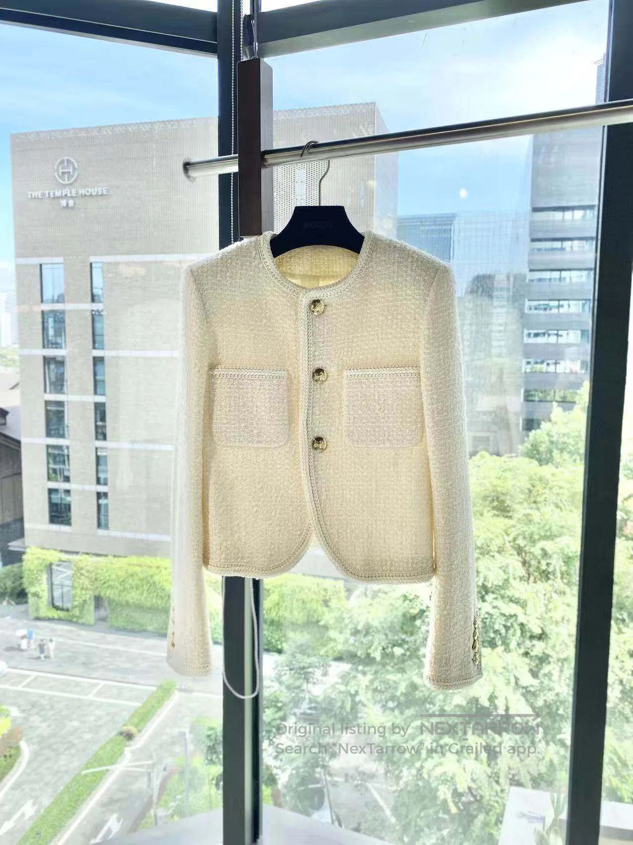 Celine Celine White moonlight three-button platinum jacket| Size 4XL / US 24-26 - 2 Thumbnail