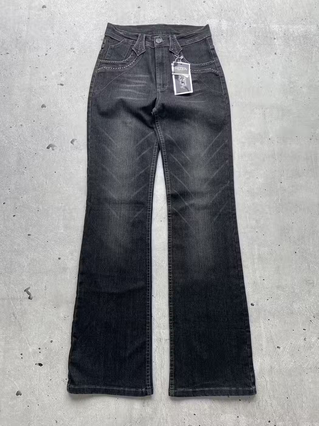 Japanese Brand × Vintage Vintage Flared Jeans Size 31" - 1 Thumbnail