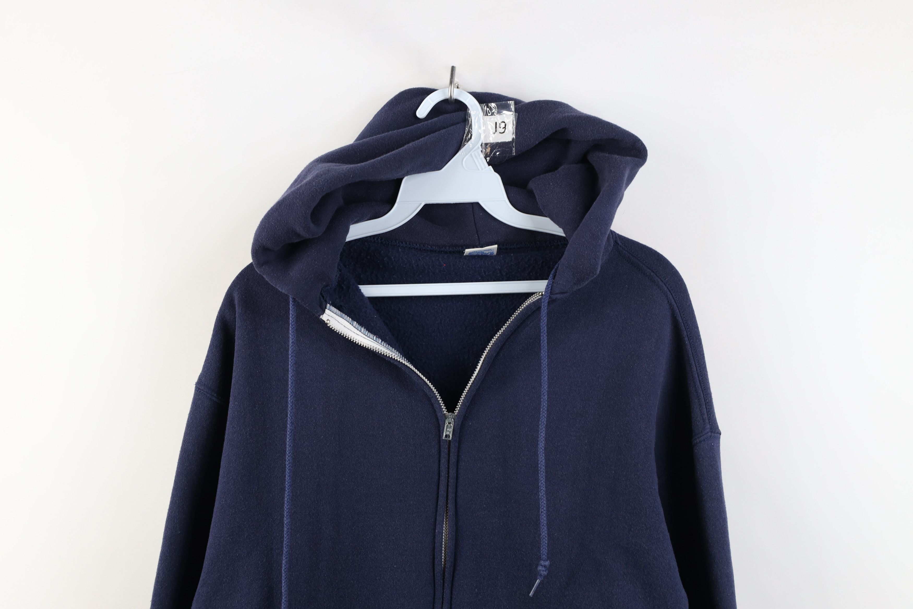 Russell Athletic Vintage 80s 90s Russell Athletic Hoodie Navy Blue USA Size US XL / EU 56 / 4 - 2 Thumbnail