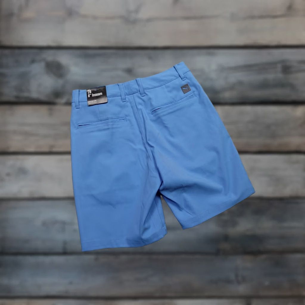 Puma Puma Dealer Shorts Mens 28 Blue Regal Golf Performance Chino 8 Inseam Size US 28 / EU 44 - 1 Thumbnail