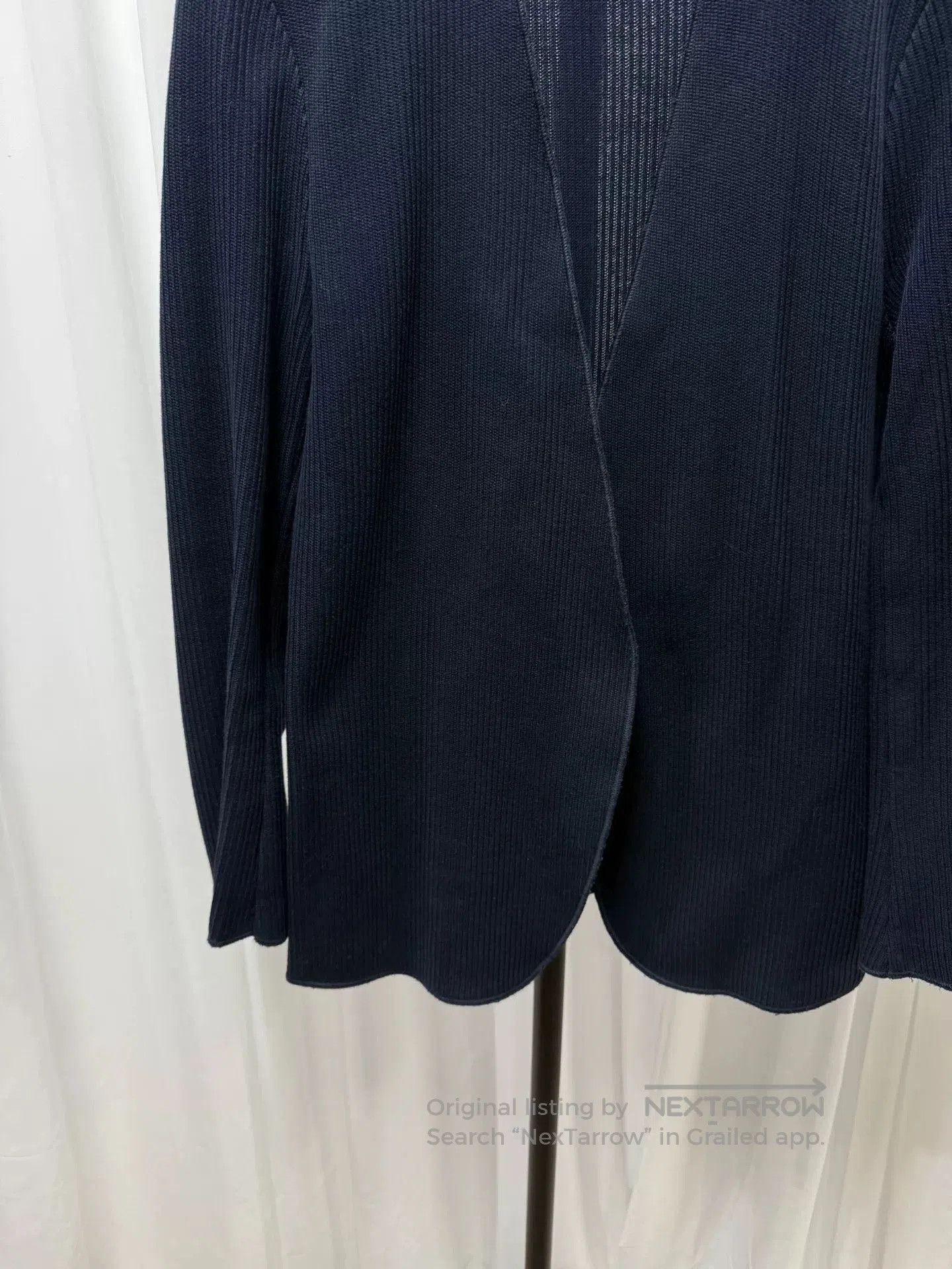 Maison Margiela Maison Margiela Collarless Knit Blazer. Size US S / EU 44-46 / 1 - 3 Thumbnail