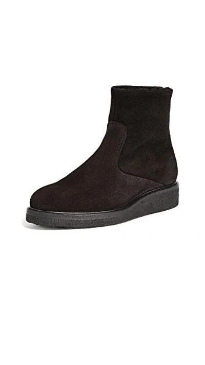 WANT Les Essentiels Want Les Essentiels Stevie Crepe Sole Shearling Ankle Boot Size US 10.5 / EU 43-44 - 1 Thumbnail