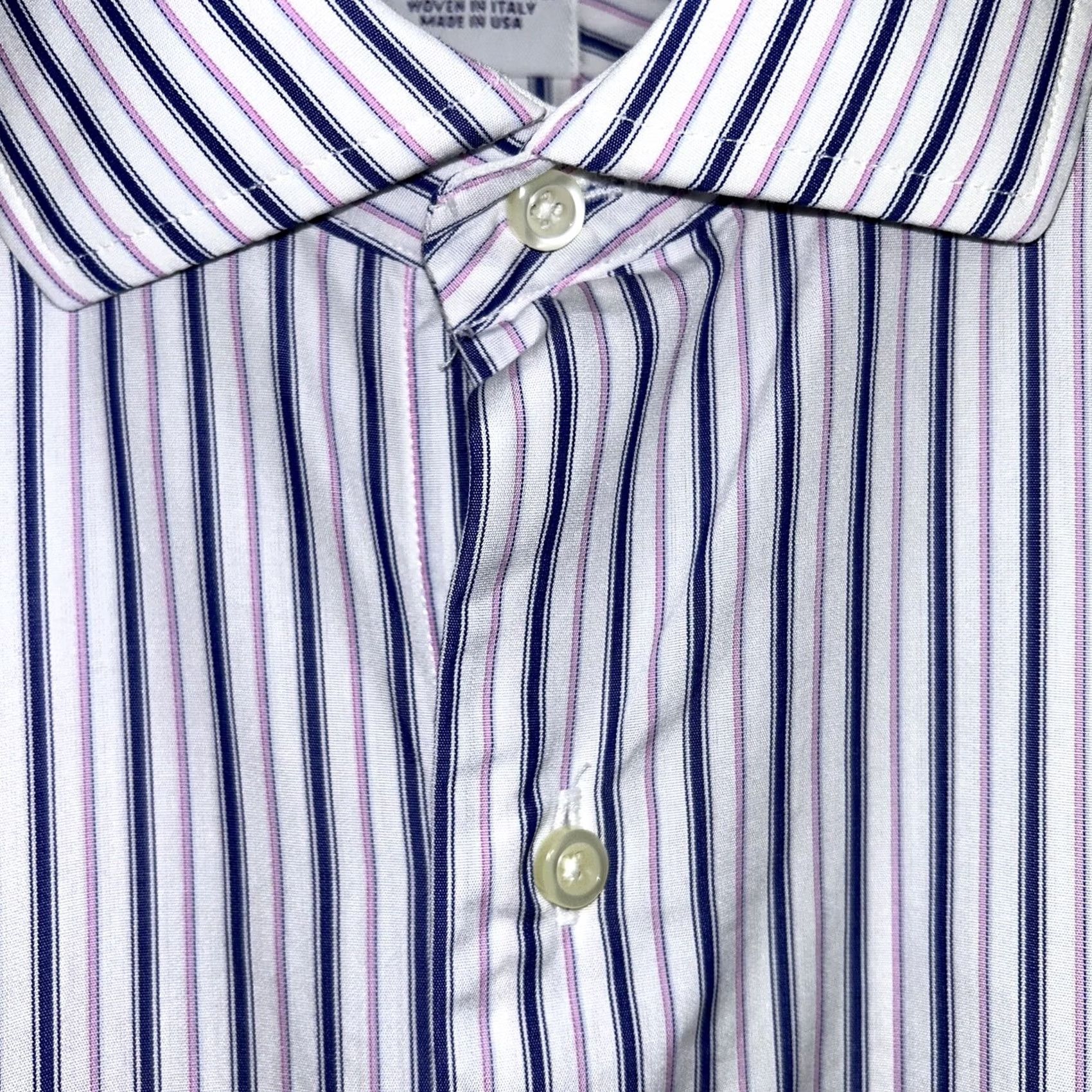 Brooks Brothers VINTAGE Brooks Brothers Makers Striped Button Up Shirt XL USA Made Sz 17-34 Mens Size US XL / EU 56 / 4 - 4 Thumbnail