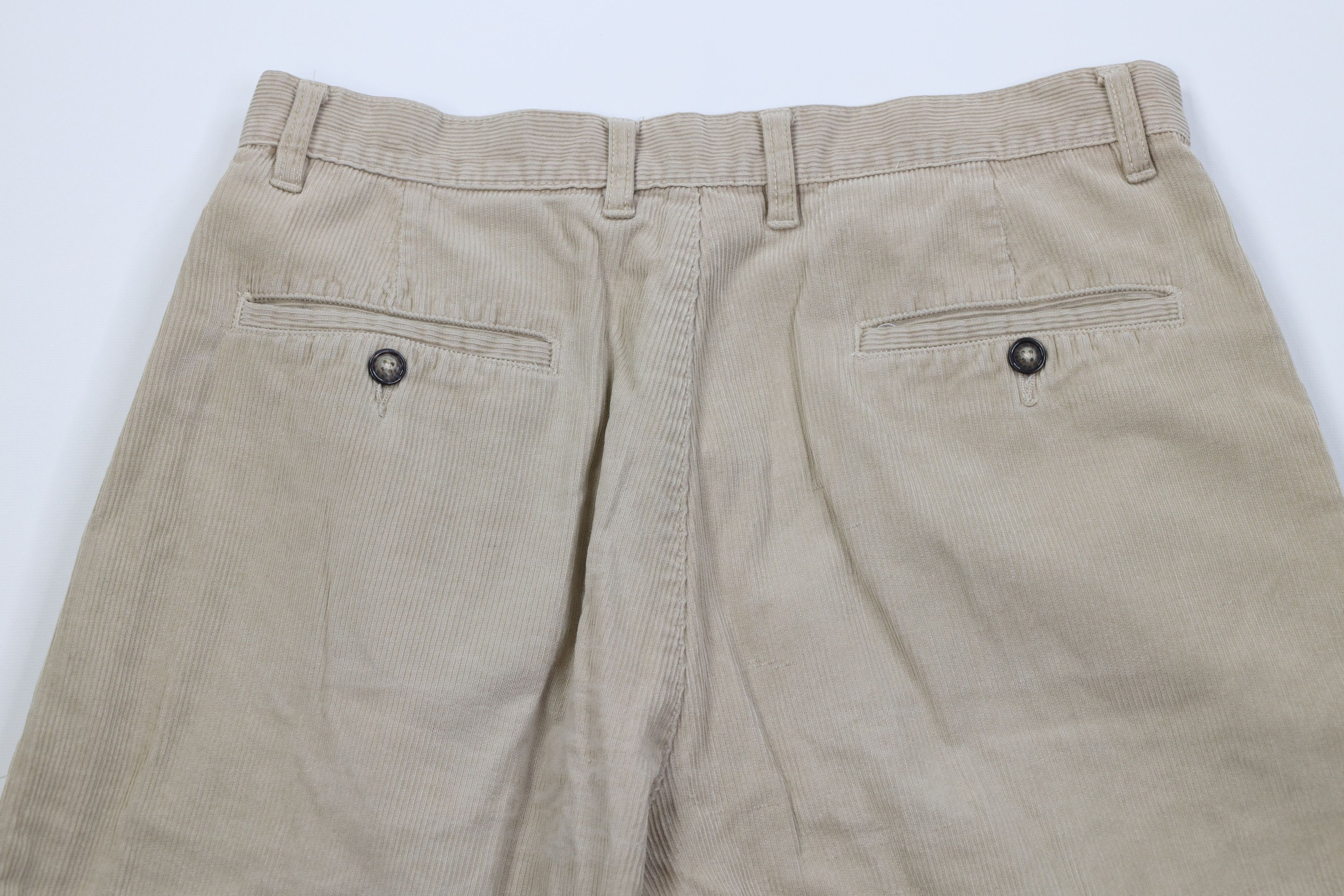 Vintage Vintage 90s Streetwear Wide Leg Corduroy Chino Pants Beige Size US 34 / EU 50 - 12 Thumbnail