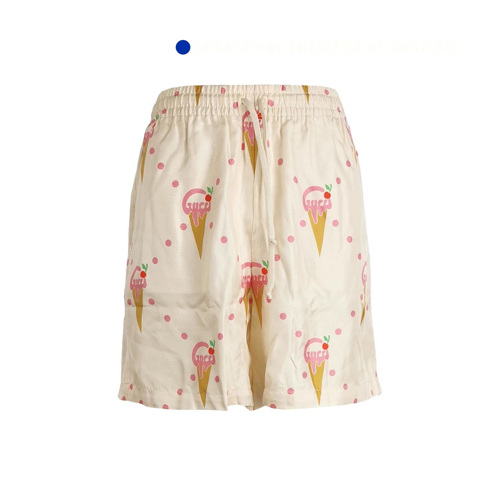 Gucci Ice Cream Print Shorts in Beige Size US 28 / EU 44 - 1 Thumbnail