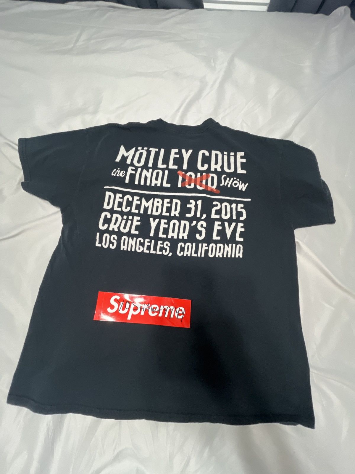 Other Mötley Crüe “The Final Tour” Tee – Black(FADEDTHENAHO) Size US XL / EU 56 / 4 - 2 Thumbnail