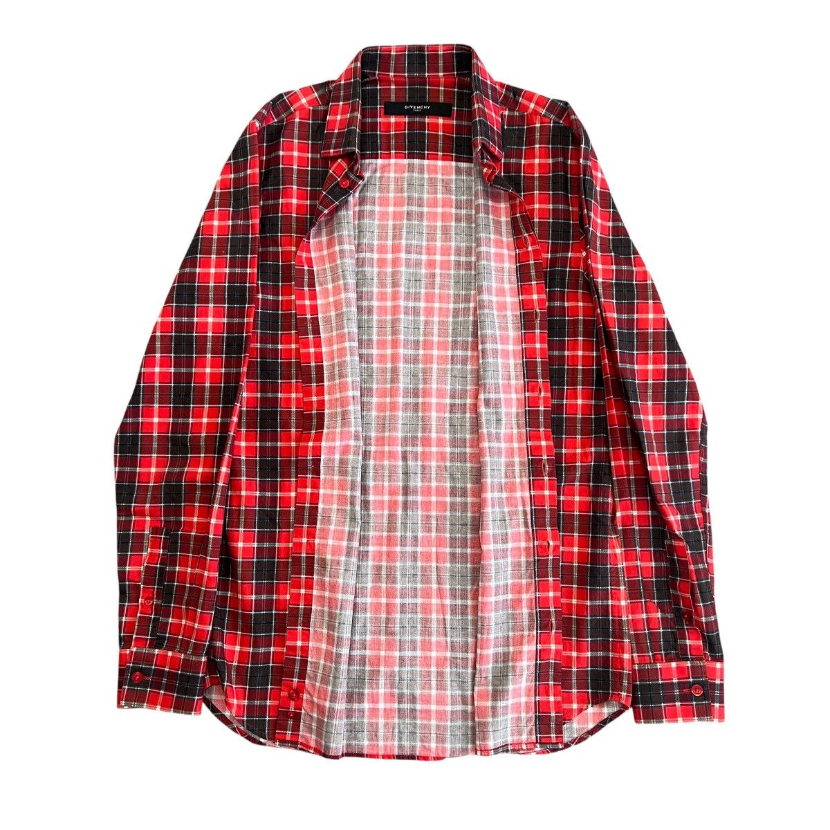 Givenchy Givenchy FW2015 Riccardo Tisci Star Print Check Shirt Size US M / EU 48-50 / 2 - 5 Thumbnail