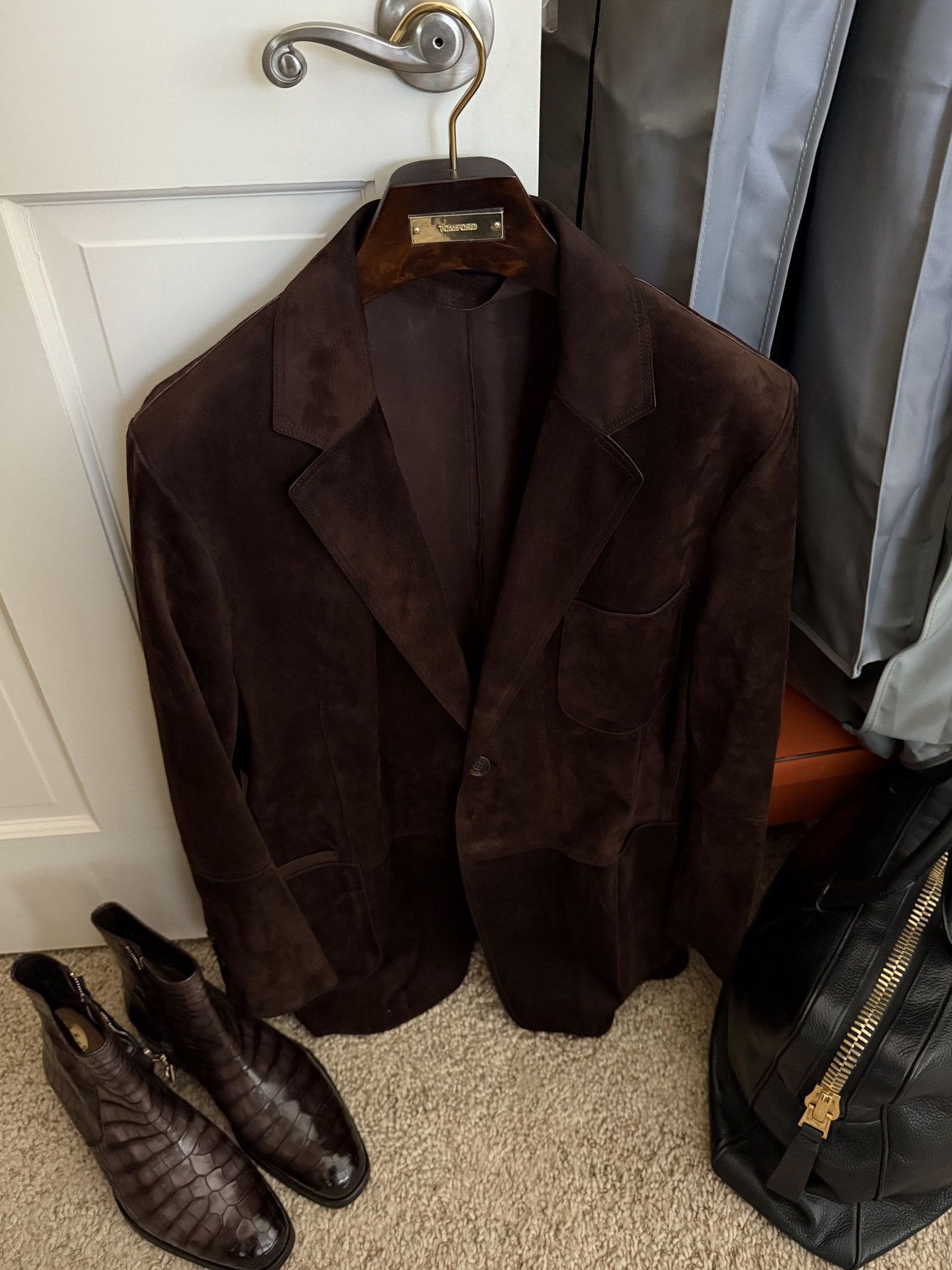 Berluti $10.000 Berluti Suede Suit Jacket 48 M Size US M / EU 48-50 / 2 - 3 Thumbnail