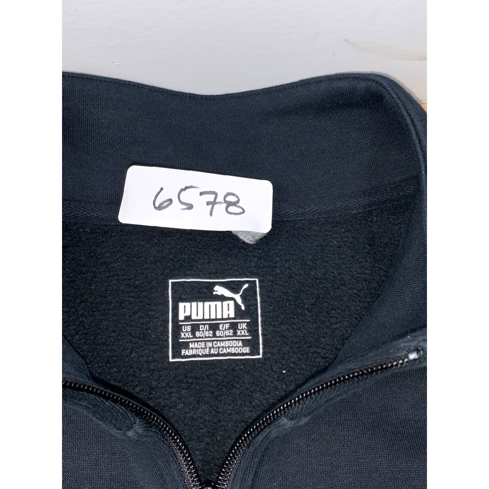 Puma Puma Track Jacket Mens 2XL Navy Blue Full Zip Cotton Blend Casual Zip Jacket Track 2XL Mens Navy Blue Puma Size US XXL / EU 58 / 5 - 3 Thumbnail