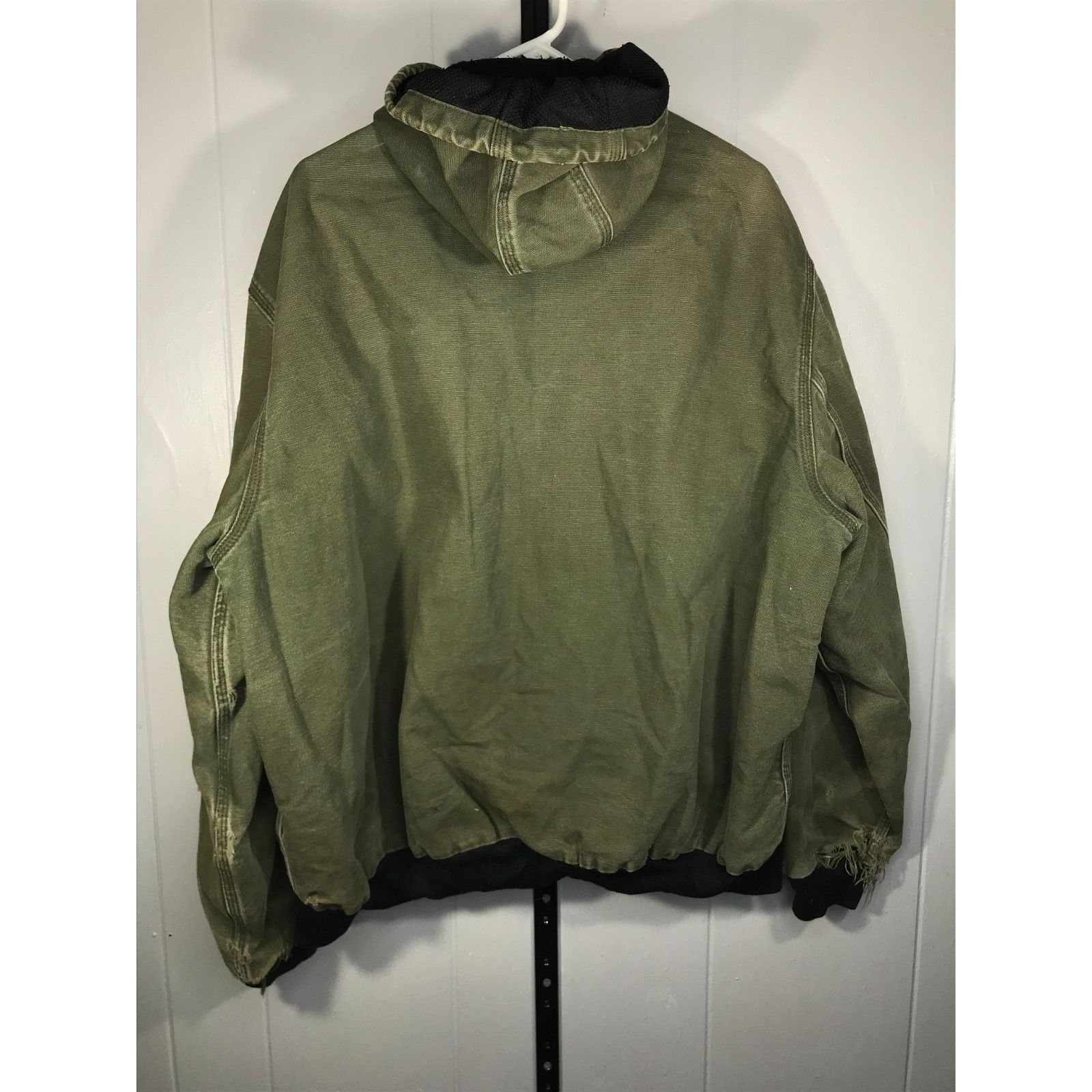 Carhartt Carhartt J131 Moss Green Thermal Lined Duck Canvas Active Ja Size US XXL / EU 58 / 5 - 2 Thumbnail