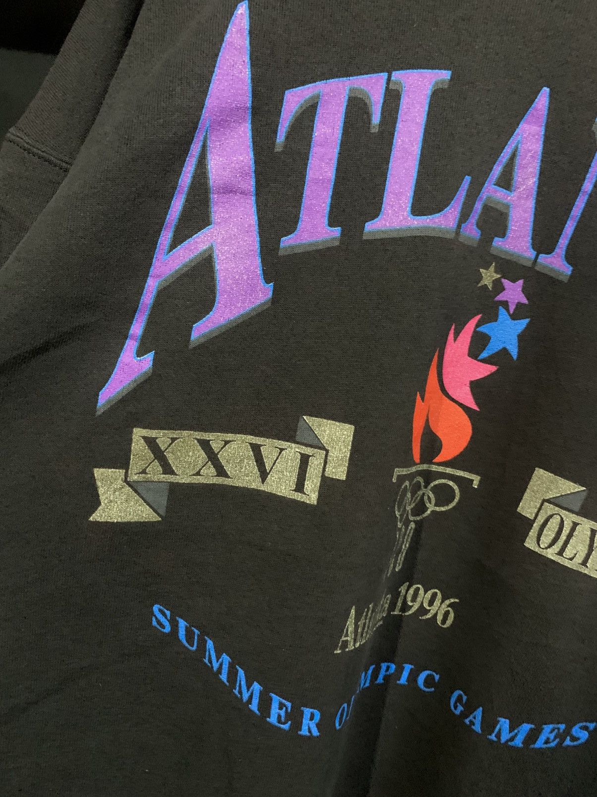 USA Olympics VINTAGE ATLANTA OLYMPIAD SWEATSHIRT Size US L / EU 52-54 / 3 - 6 Thumbnail