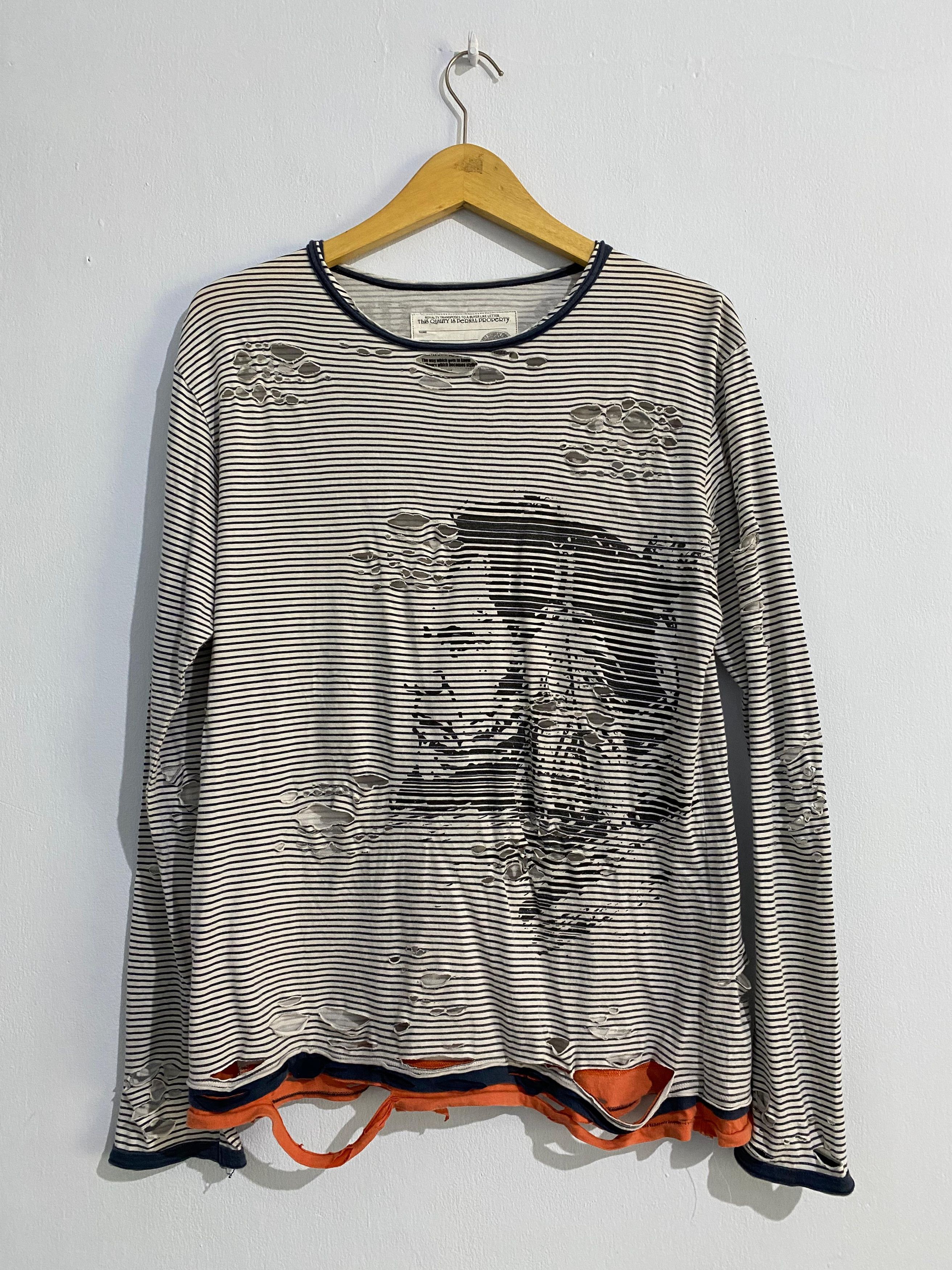 Japanese Brand Japanese Chiftain disstrassed longsleeve Size US M / EU 48-50 / 2 - 1 Thumbnail