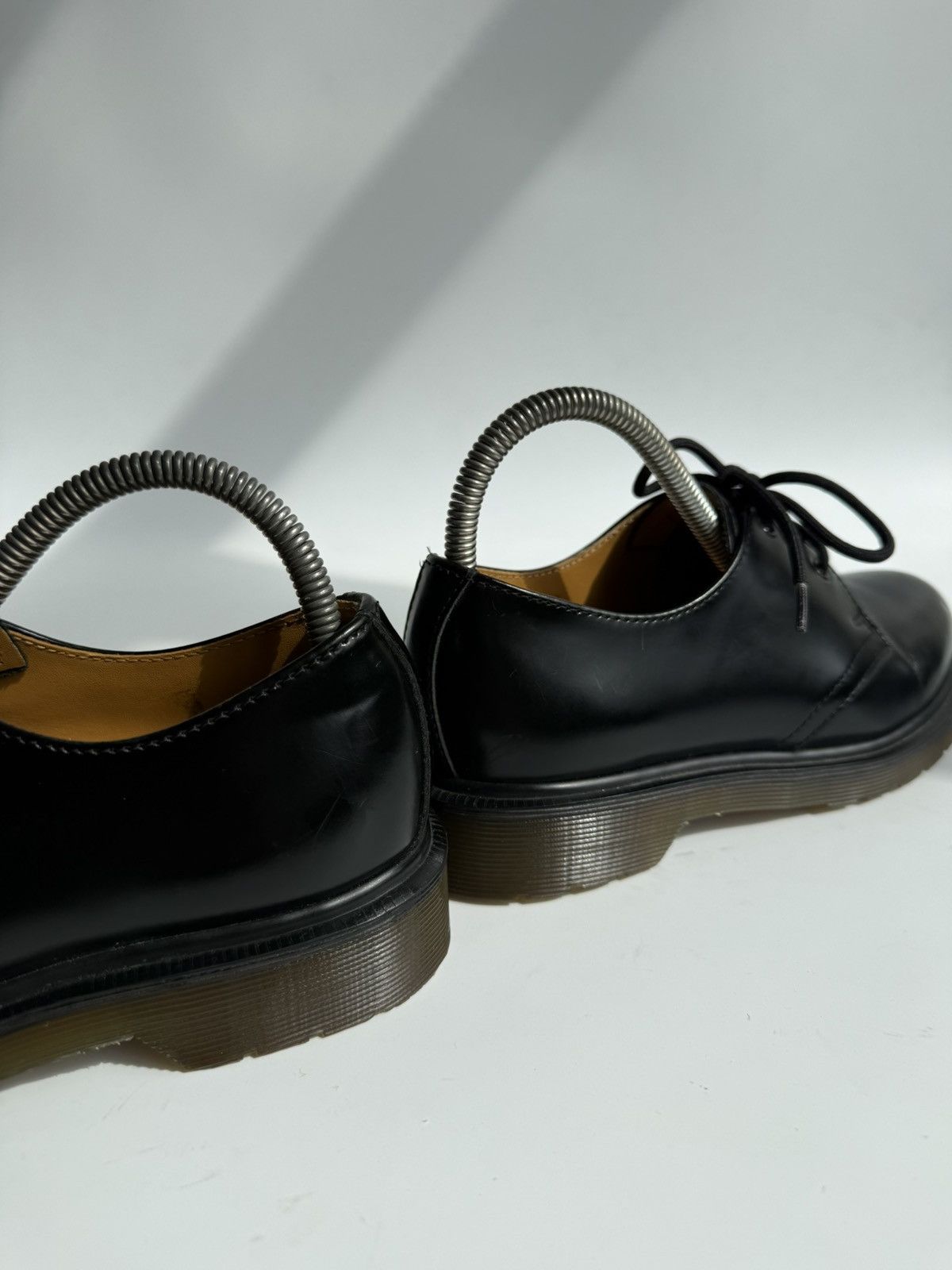 Dr. Martens Dr. Martens 1461 PW Black Smooth Leather 3-Eye Shoes Size US 6 / IT 36 - 8 Thumbnail