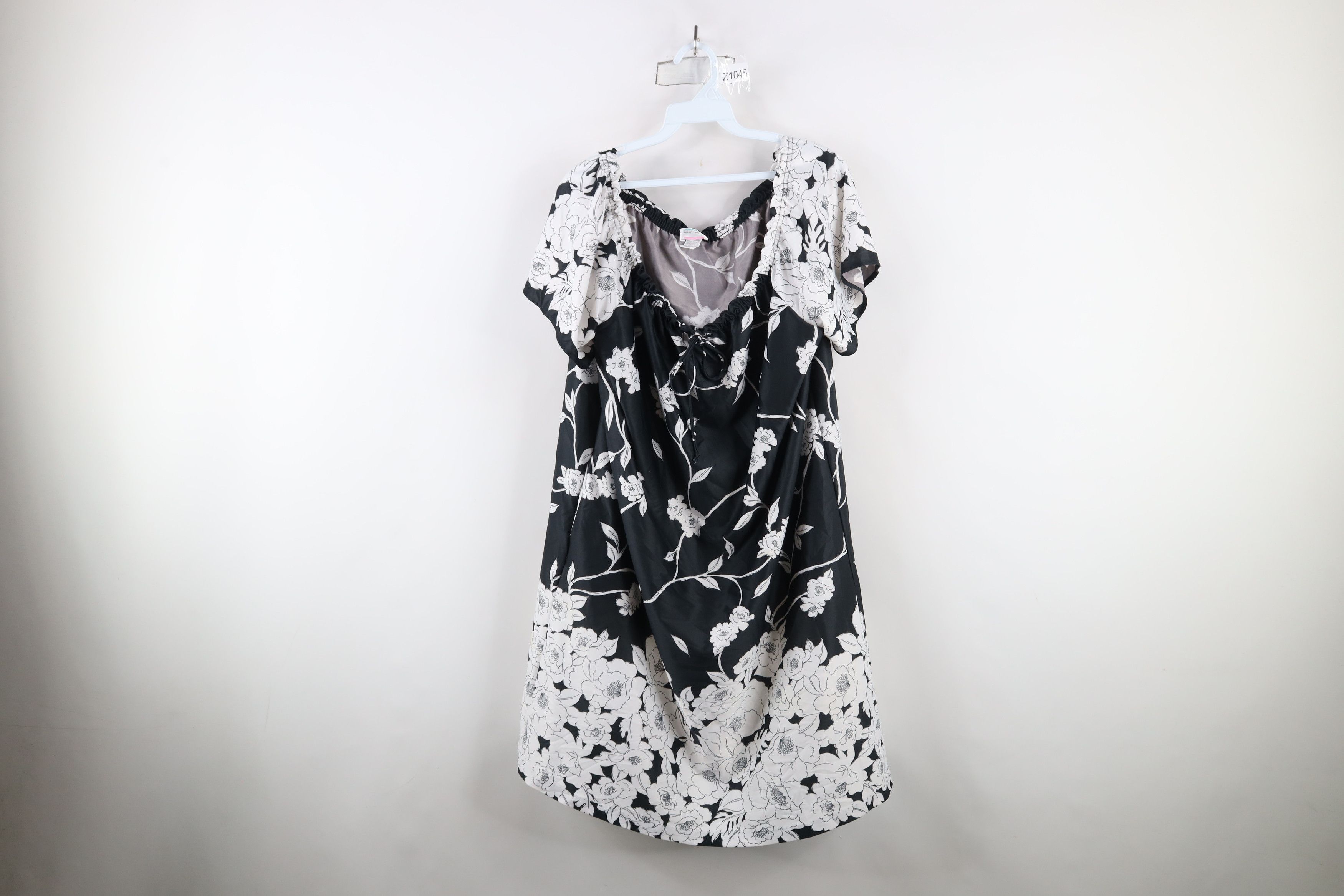 Vintage Vintage 90s Streetwear Flower Knit Dress Polyester USA Size M / US 6-8 / IT 42-44 - 1 Thumbnail