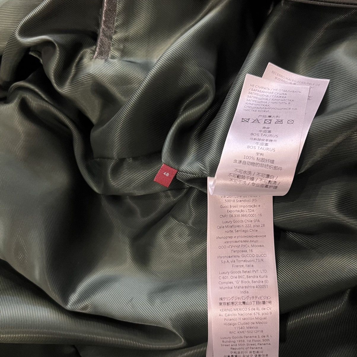 Gucci Gucci Leather Jacket in Medium Size US M / EU 48-50 / 2 - 8 Thumbnail