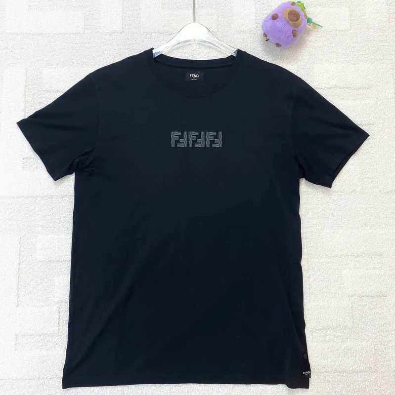 Fendi Fendi Black Men's T-Shirt Size L 0089 | Grailed