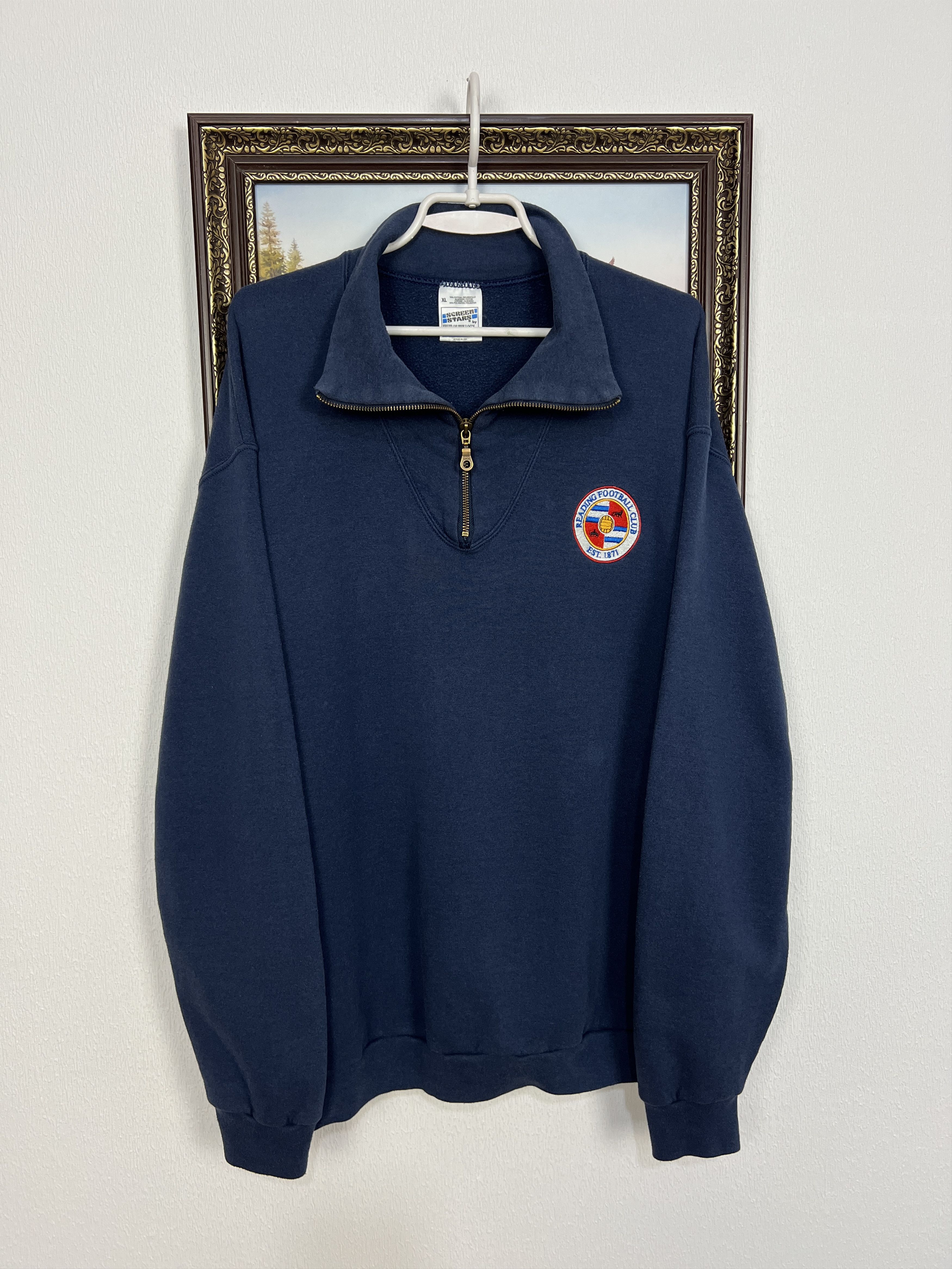 Vintage Vintage Reading Football Jacket Soccer Sweatshirt Track Top Size US XL / EU 56 / 4 - 2 Thumbnail