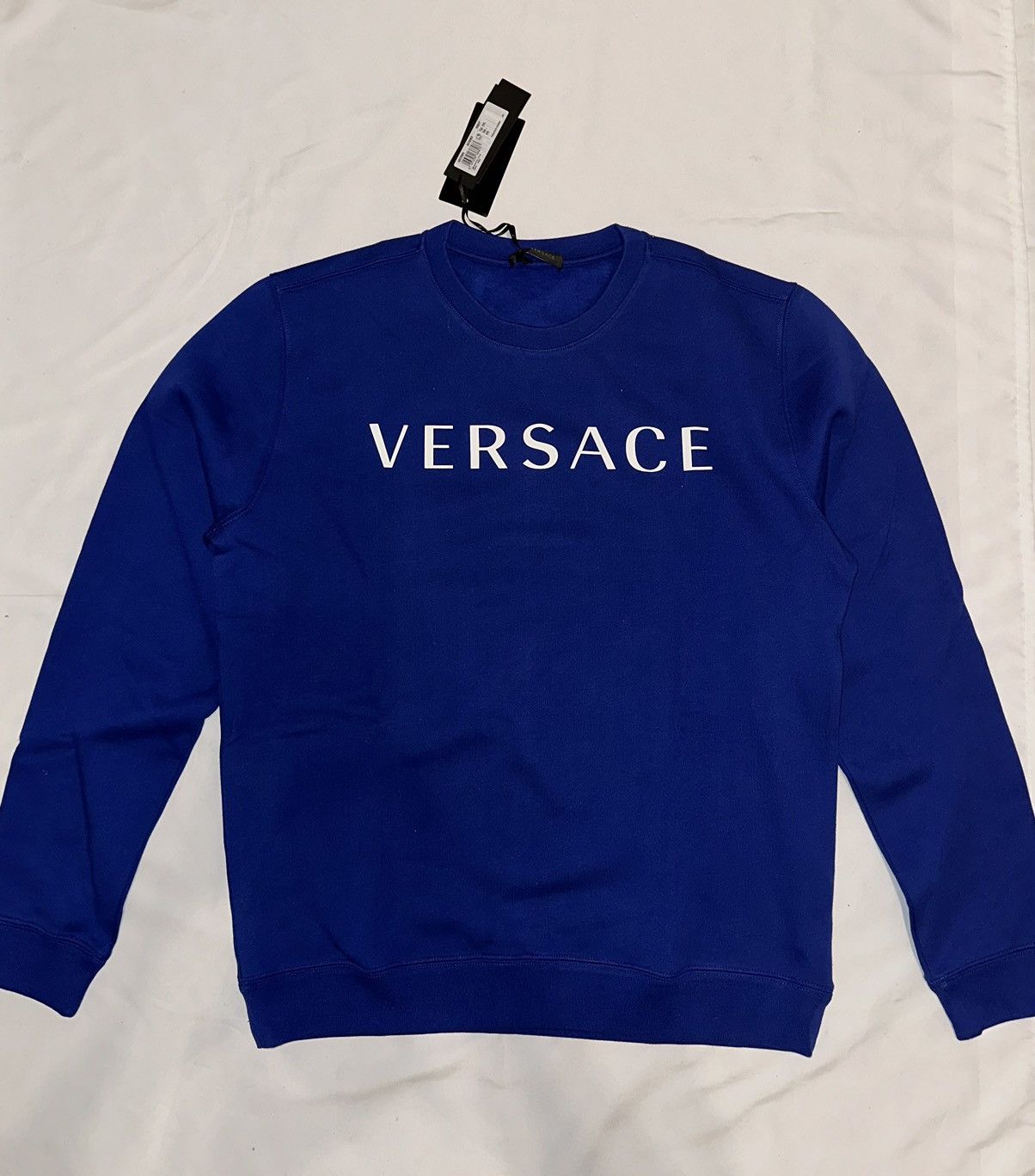 image of Versace Crewneck in Blue, Men's (Size 2XL)