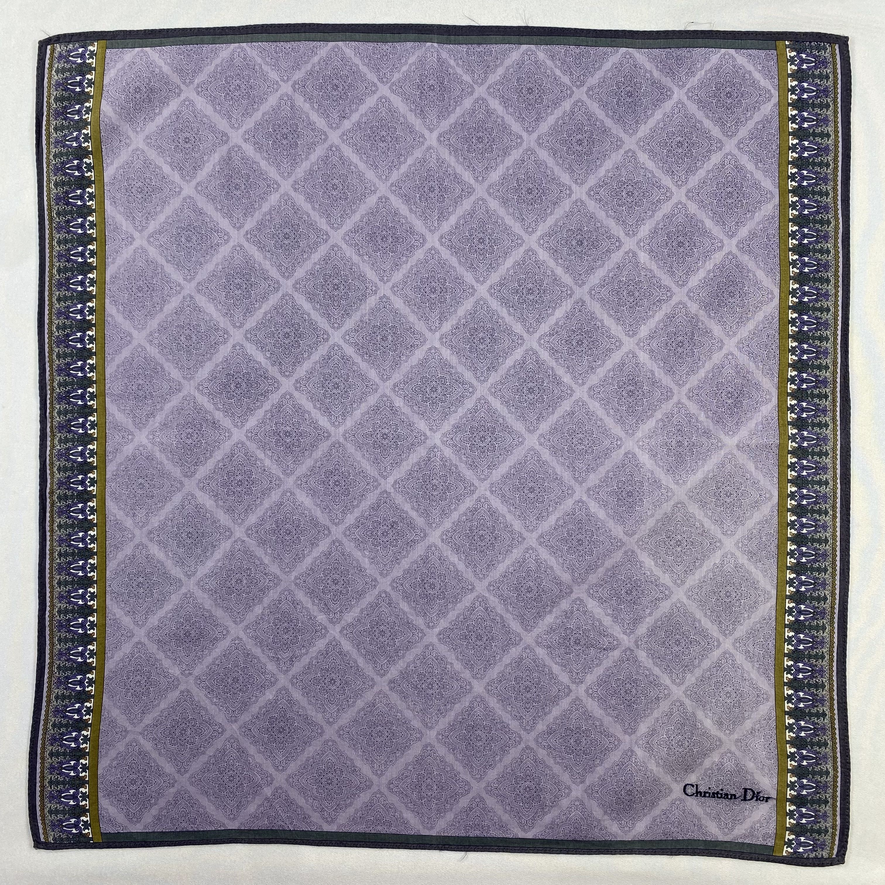 Vintage Christian Dior Monsieur Handkerchief / Neckerchief-P1591 Size ONE SIZE - 1 Thumbnail