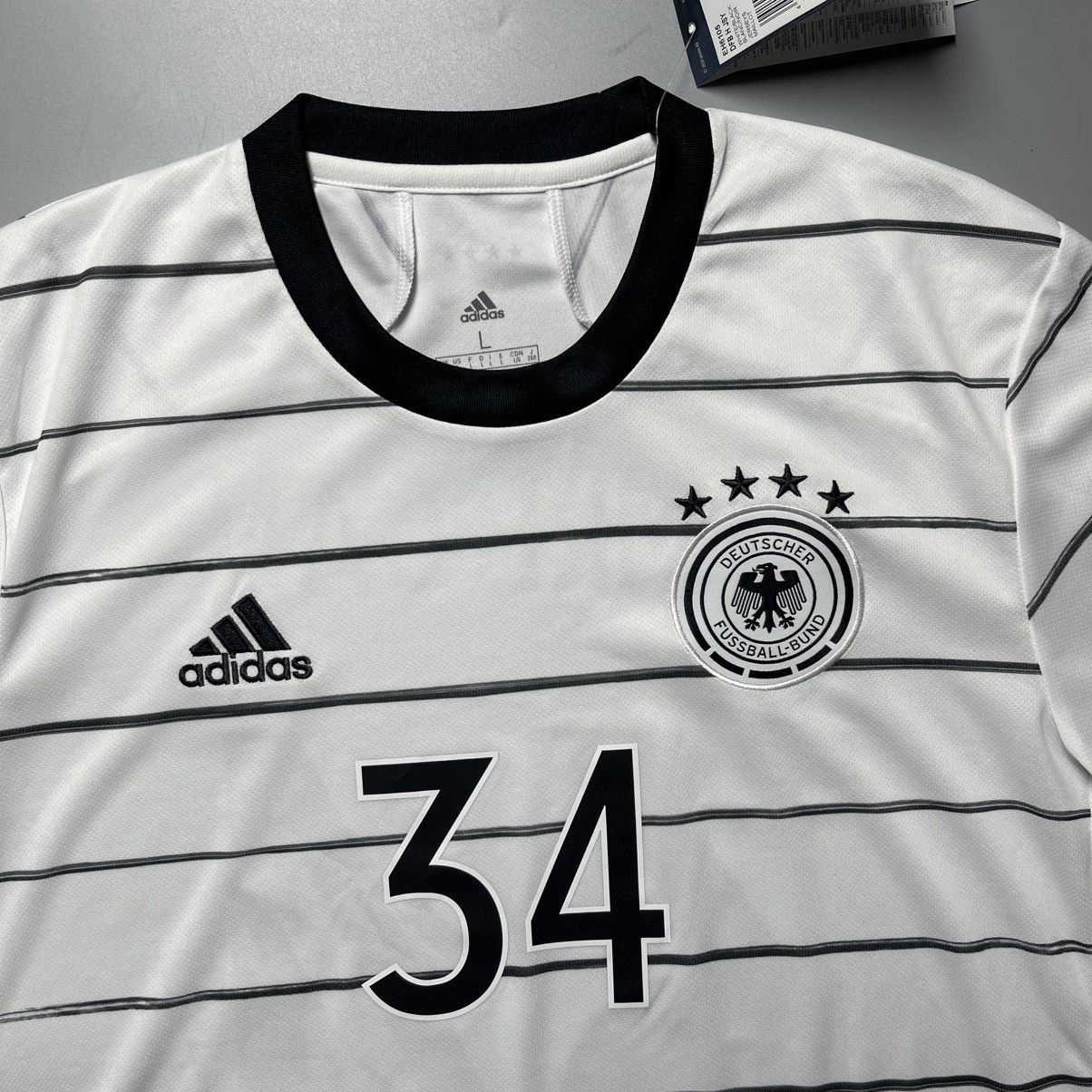 Adidas GERMANY ADIDAS 2020 EURO FOOTBALL HOME JERSEY #34 EMRE CAN Size US L / EU 52-54 / 3 - 4 Thumbnail