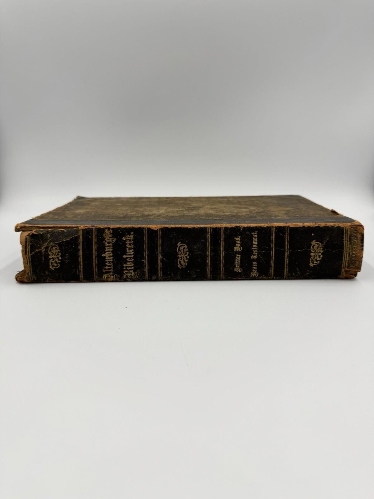 Designer Vintage Altenburger Bibelwerk 3rd Vol German Lutheran 1870s Size ONE SIZE - 4 Thumbnail
