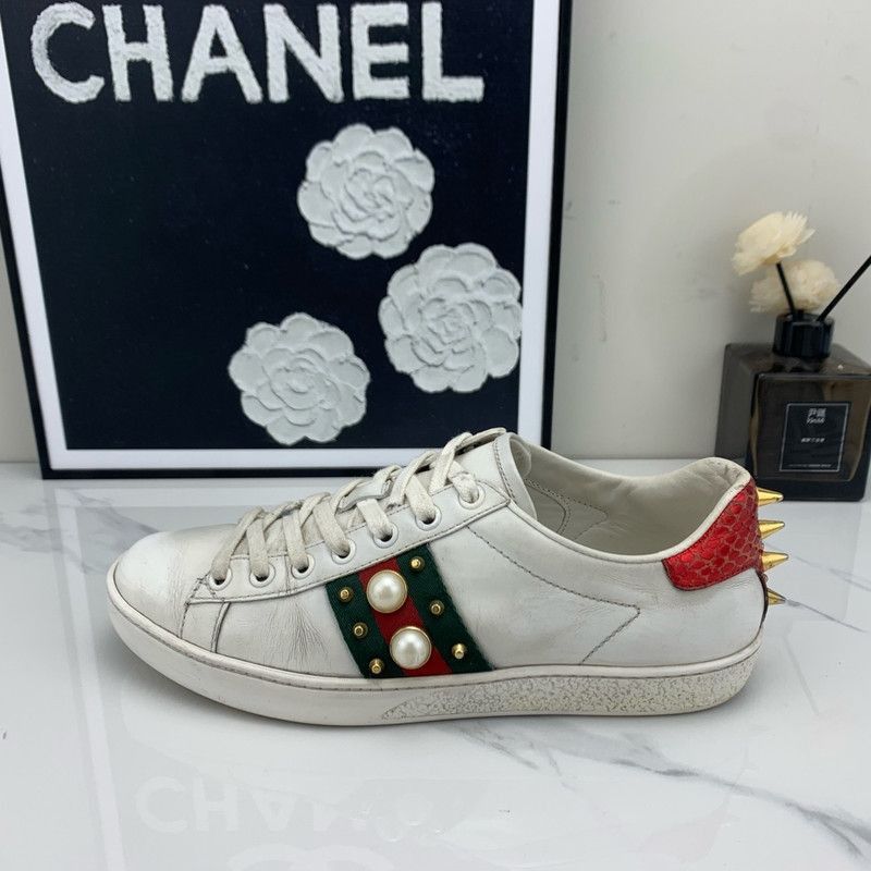 Gucci Gucci Ace Studded Sneakers for Women Size US 6 / IT 36 - 3 Thumbnail