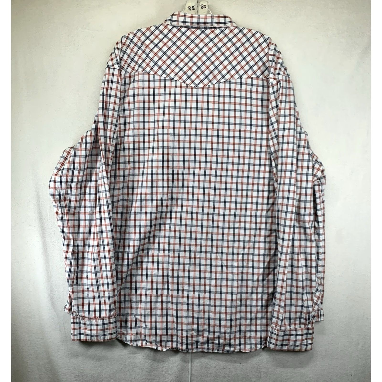 Old Navy Vintage Old Navy Western Plaid Pearl Snap Shirt Men Big & Tall 3XLT Cotton Retro Cowboy Size US XXL / EU 58 / 5 - 2 Thumbnail