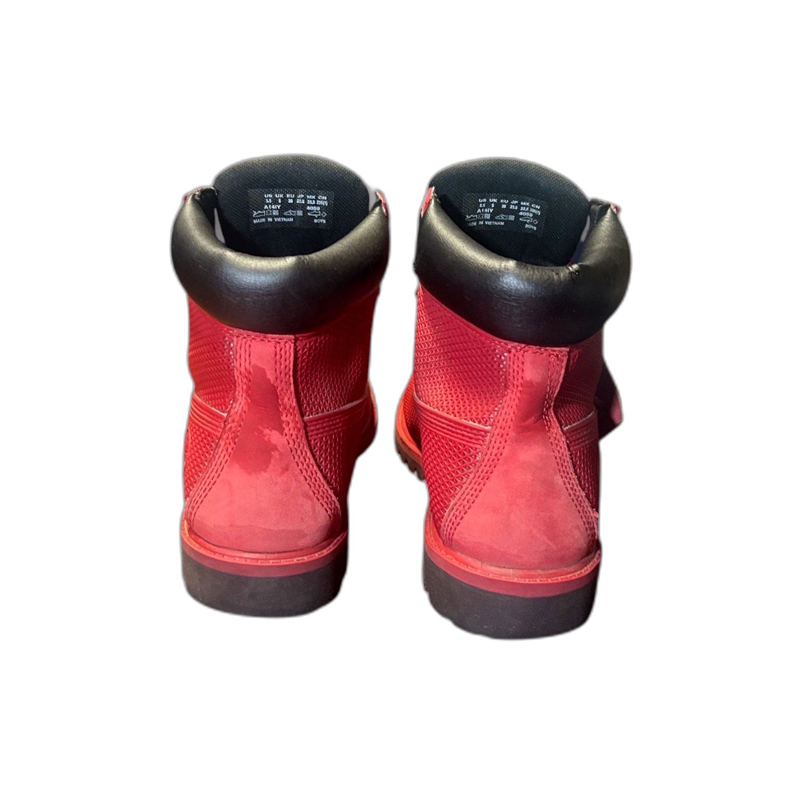 Timberland Timberland 6 Inch Premium Red Exo Web Grid Tech Boots Nubuck Size US XXS / EU 40 - 4 Thumbnail