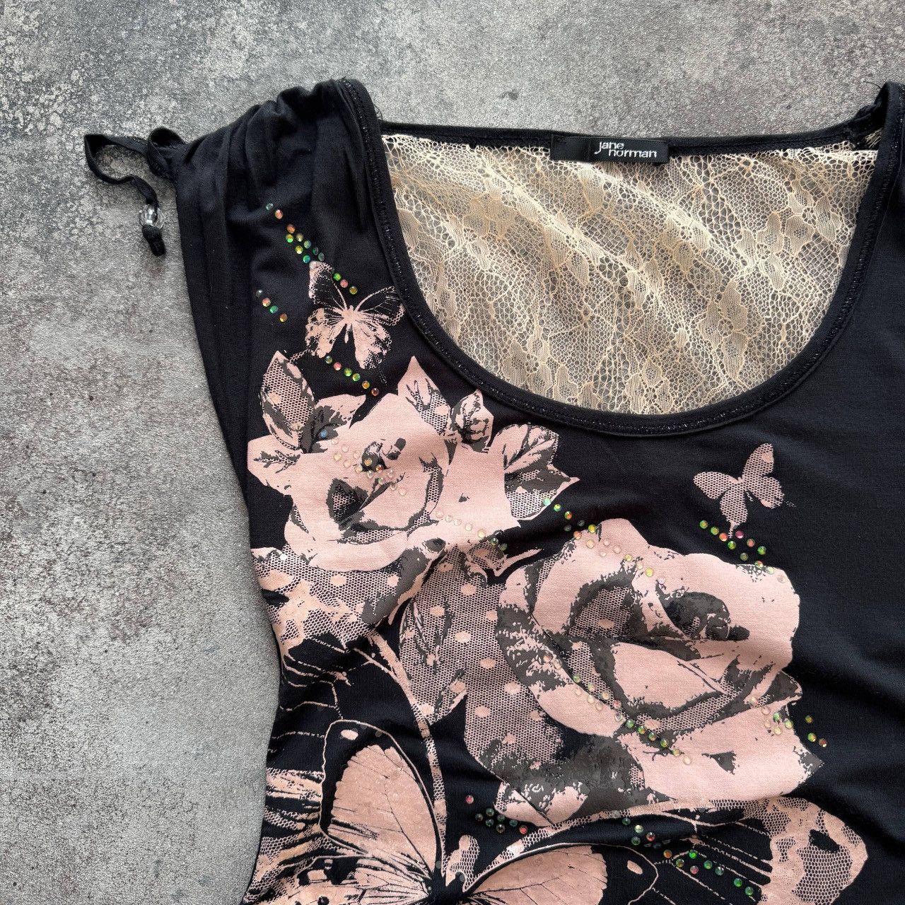 Hysteric Glamour Jane Norman Vintage Y2K Glam Floral T-Shirt Size US M / EU 48-50 / 2 - 3 Thumbnail