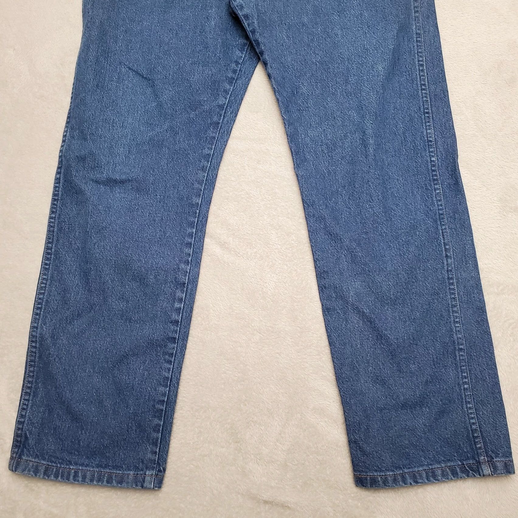 Wrangler VINTAGE Wrangler Jeans Men 36x30 Blue Denim Faded Cowboy Western Ranchwear Pants Jeans Shirt? Size US 36 / EU 52 - 2 Thumbnail