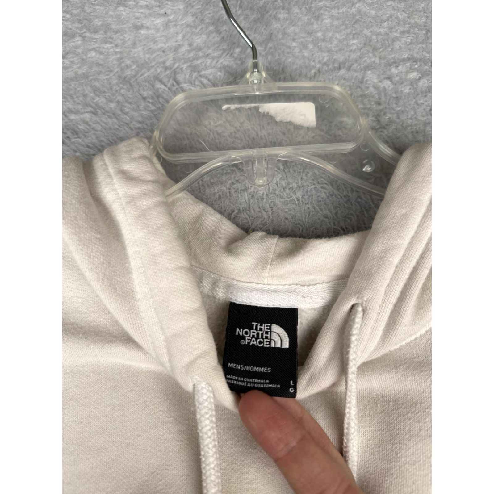 The North Face The North Face Hoodie Mens L White Half Dome Logo Pullover Fleece Sweatshirt Size US L / EU 52-54 / 3 - 7 Thumbnail