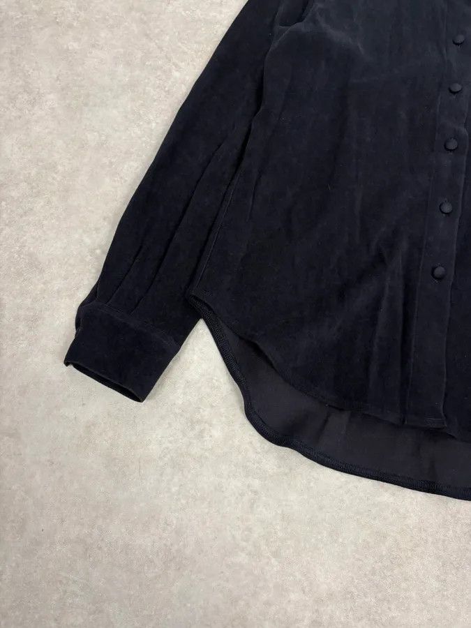 Armani 1990s Armani Alcantara Navy Dark Shirt Size US S / EU 44-46 / 1 - 7 Thumbnail