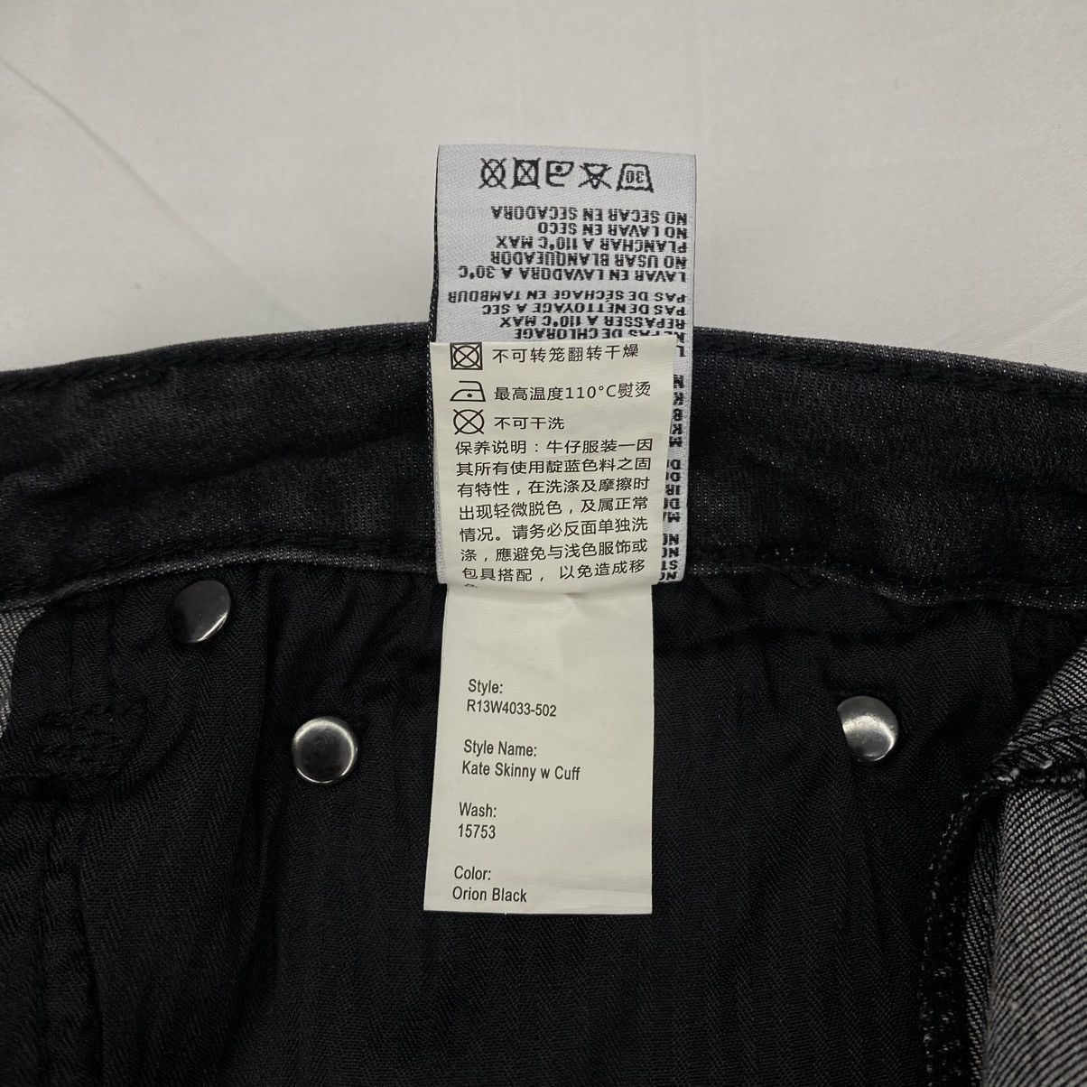 R13 R13 Kate Skinny with Cuff Denim Jeans Size 30" / US 8 / IT 44 - 9 Thumbnail