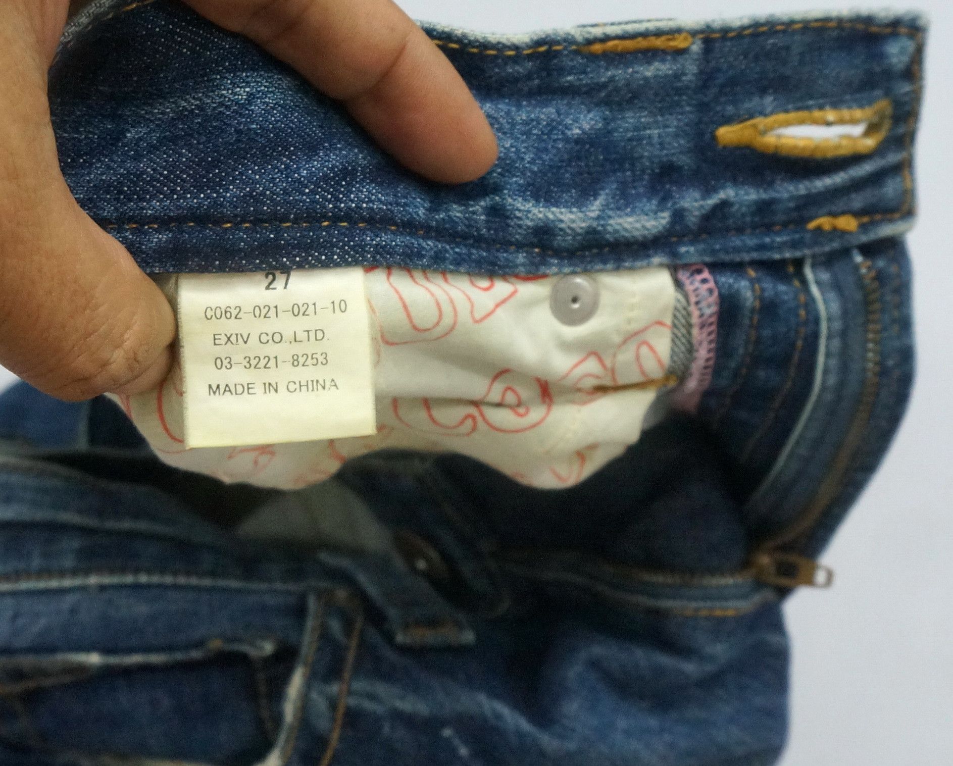 Designer Japan COCOLULU Spell Out Blue Jeans Size US 30 / EU 46 - 13 Thumbnail