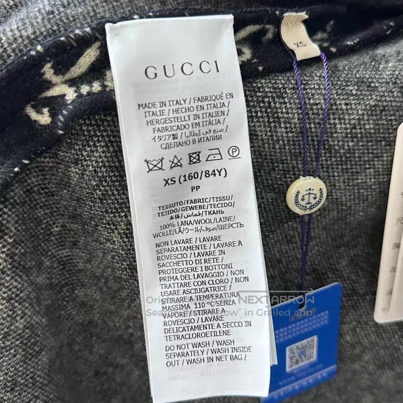 Gucci Gucci Golden buckle old flower full-print cloak shawl coat Size XS / US 0-2 / IT 36-38 - 6 Thumbnail