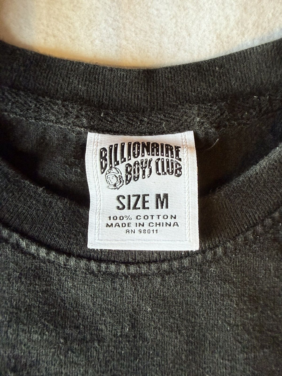 Billionaire Boys Club Billionaire Boys Club Black Astronaut Logo Graphic Cotton Size US S / EU 44-46 / 1 - 3 Thumbnail