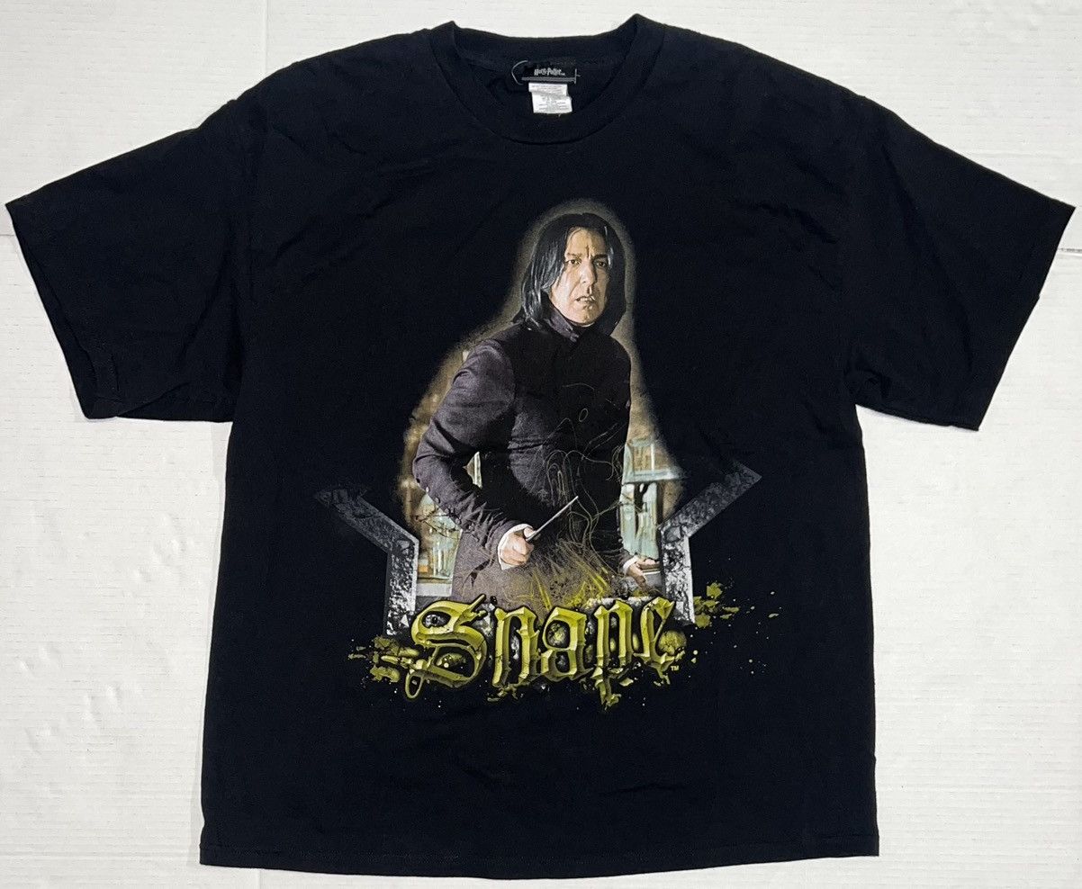 Vintage 2005 Harry Potter Severus Snape Shirt Black Movie Xl