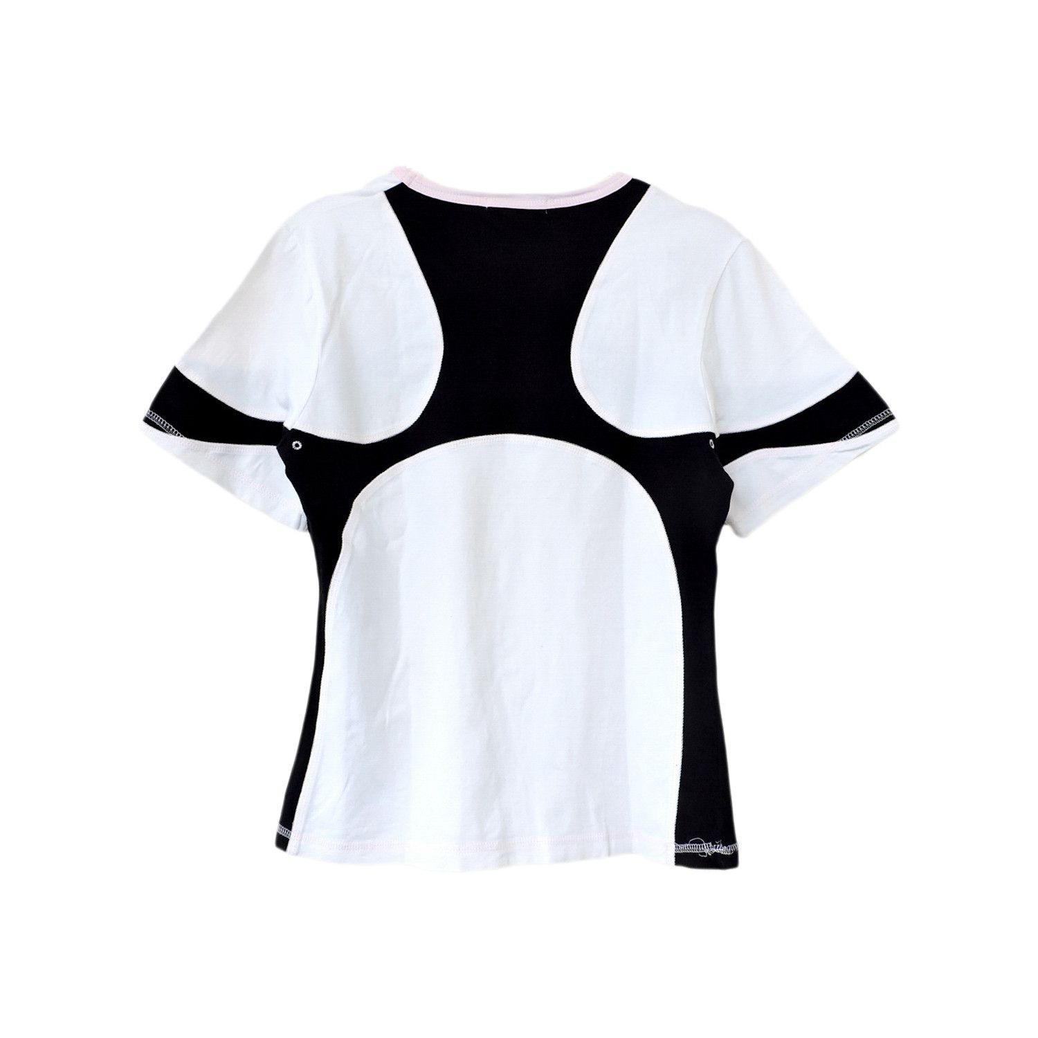 Burberry BURBERRY TWO TONE T-SHIRT Size S / US 4 / IT 40 - 2 Thumbnail