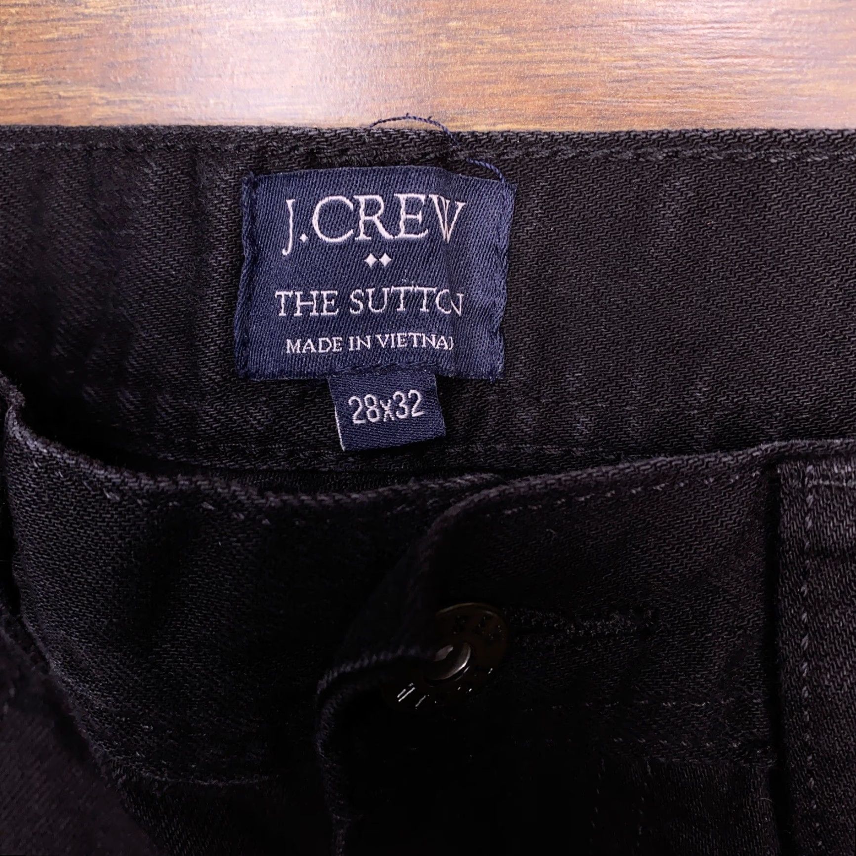 J.Crew J.CREW Jeans Slim 28x32 Black Mid Rise 5-Pocket Denim Denim Jeans Modern Mens Tapered Size US 28 / EU 44 - 5 Thumbnail