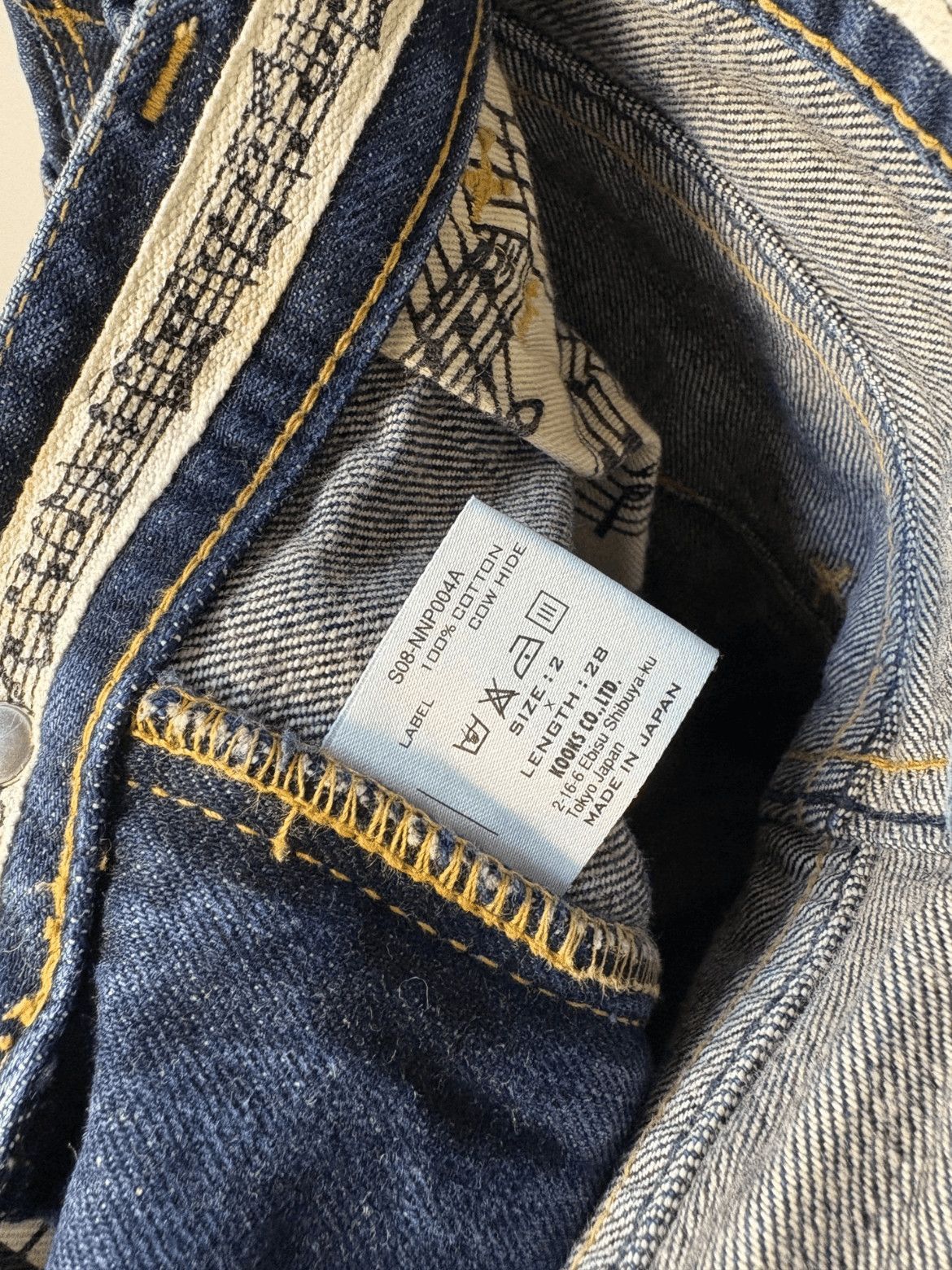 Number (N)ine Sz 2 x 28 Number Nine 09SS Heavy Wash Denim-2508