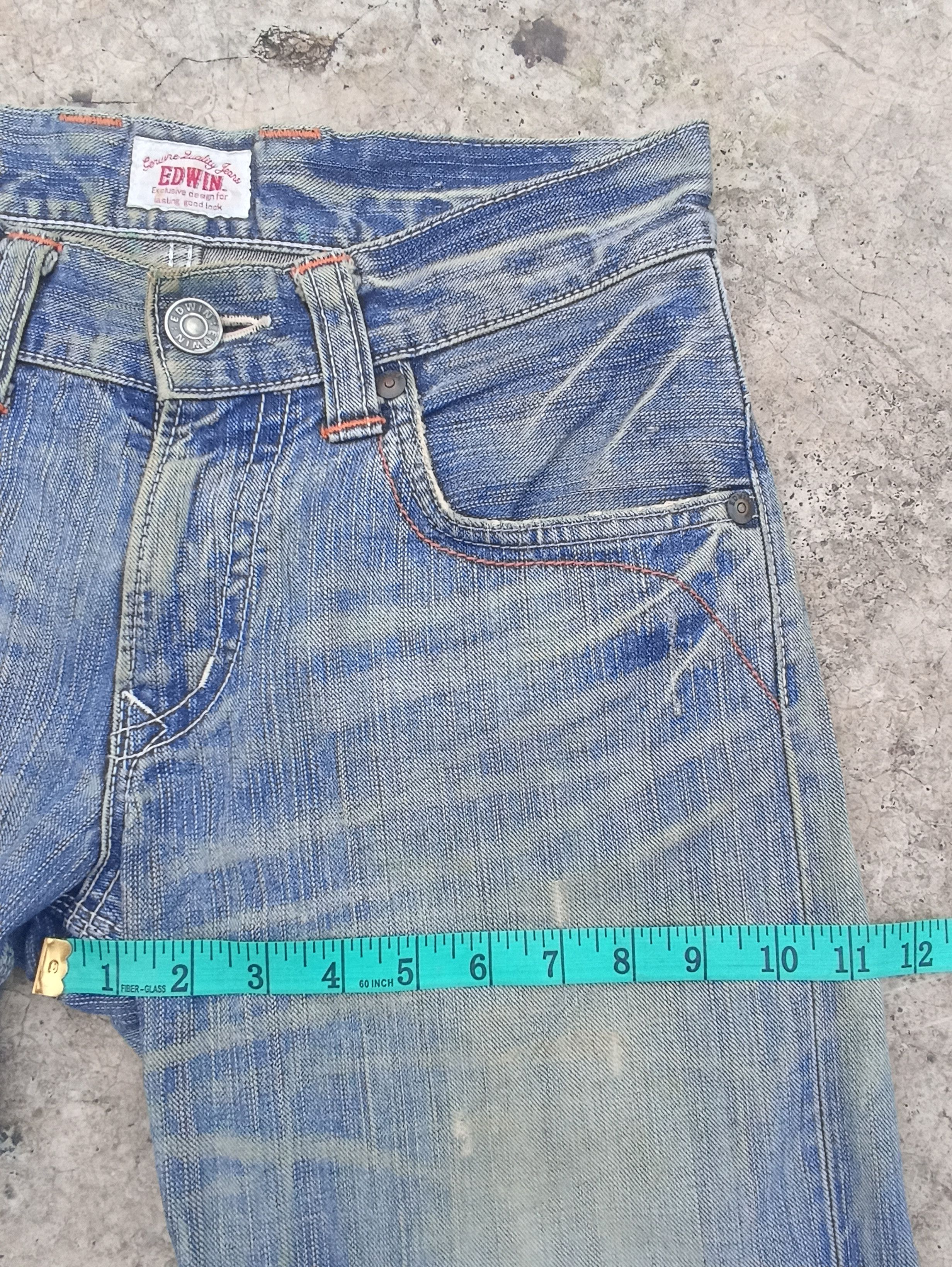 Edwin Vtg Edwin jeans washed LGB Street fashion Edwin Exclusive Size US 32 / EU 48 - 16 Thumbnail
