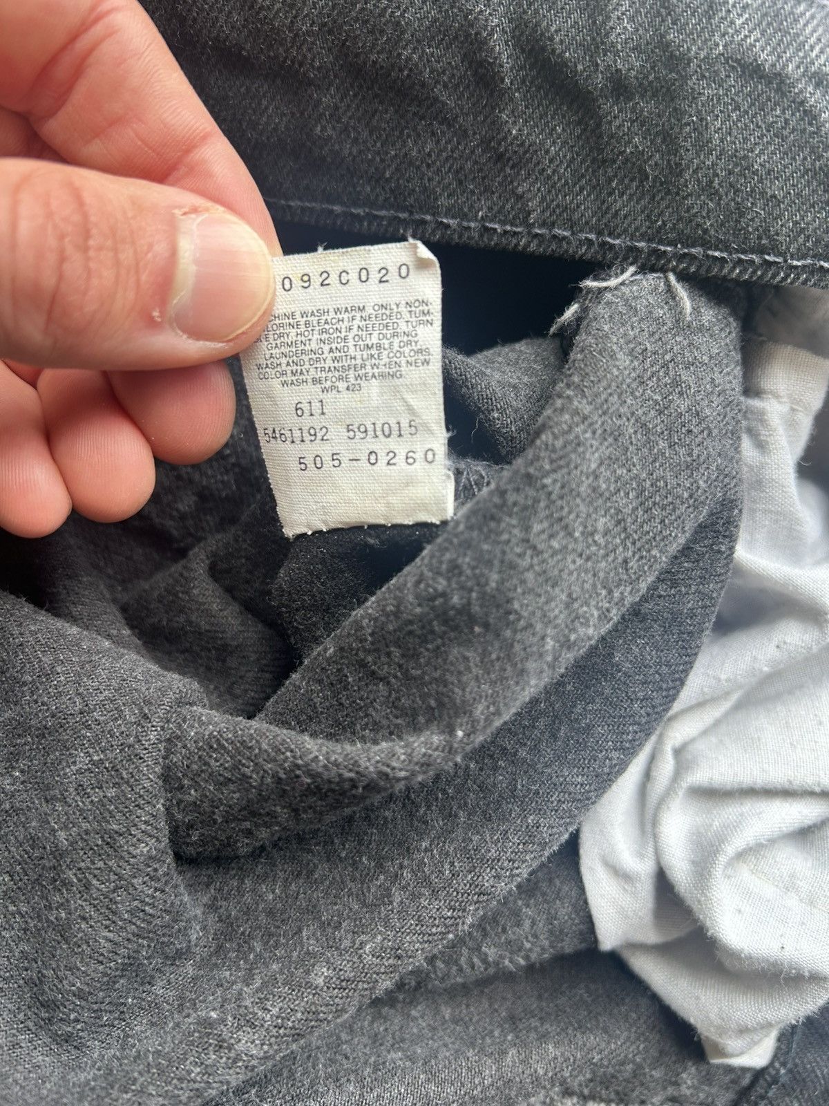 Levi's Vintage Early 1990s 505 Dark Wash Levi’s Size US 33 - 8 Thumbnail