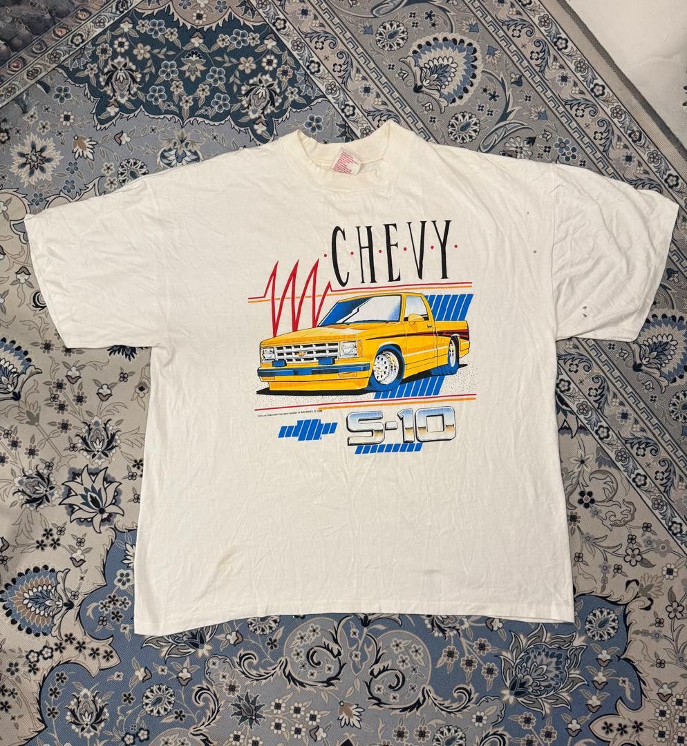 Vintage Vintage 1989 Chevy S-10 T-shirt Size US XL / EU 56 / 4 - 1 Thumbnail