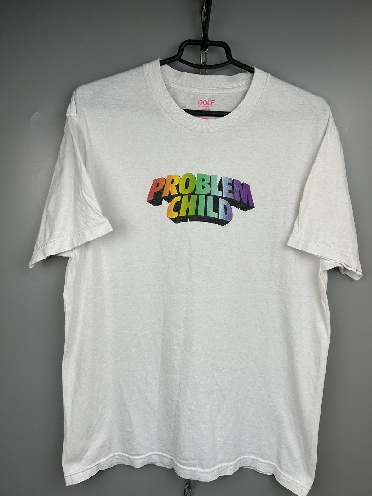 Golf Wang Golf Problem Child Tee Rainbow Tyler T shirt Size US M / EU 48-50 / 2 - 1 Thumbnail