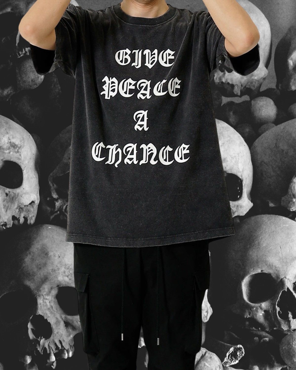 Number (N)ine Number (N)ine “Give Peace A Chance” Tee size 2 Size US M / EU 48-50 / 2 - 5 Thumbnail