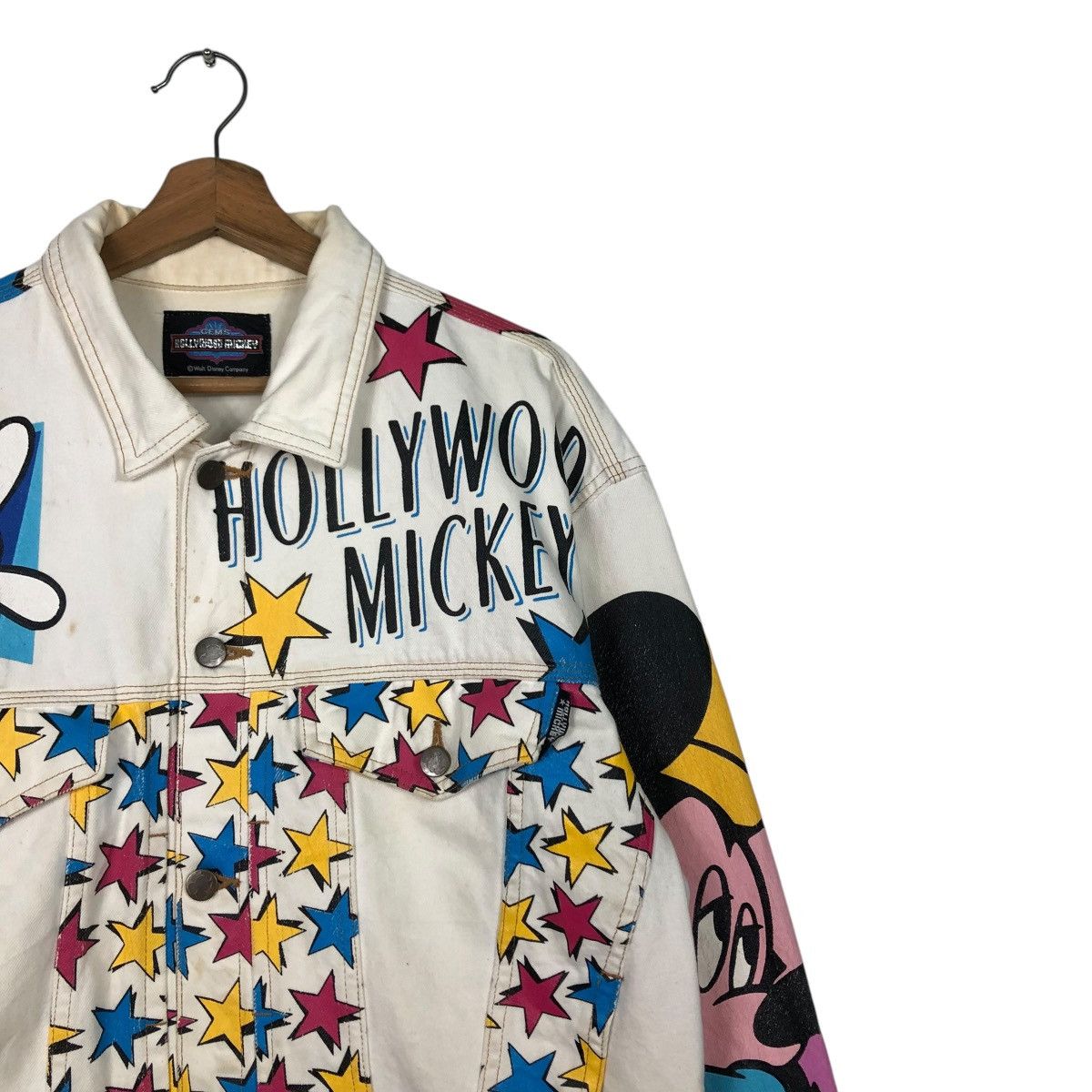 Cartoon Network 🔥VINTAGE TRUCKER DENIM JACKET HOLLYWOOD MICKEY WALT DISNEY Size US M / EU 48-50 / 2 - 8 Thumbnail