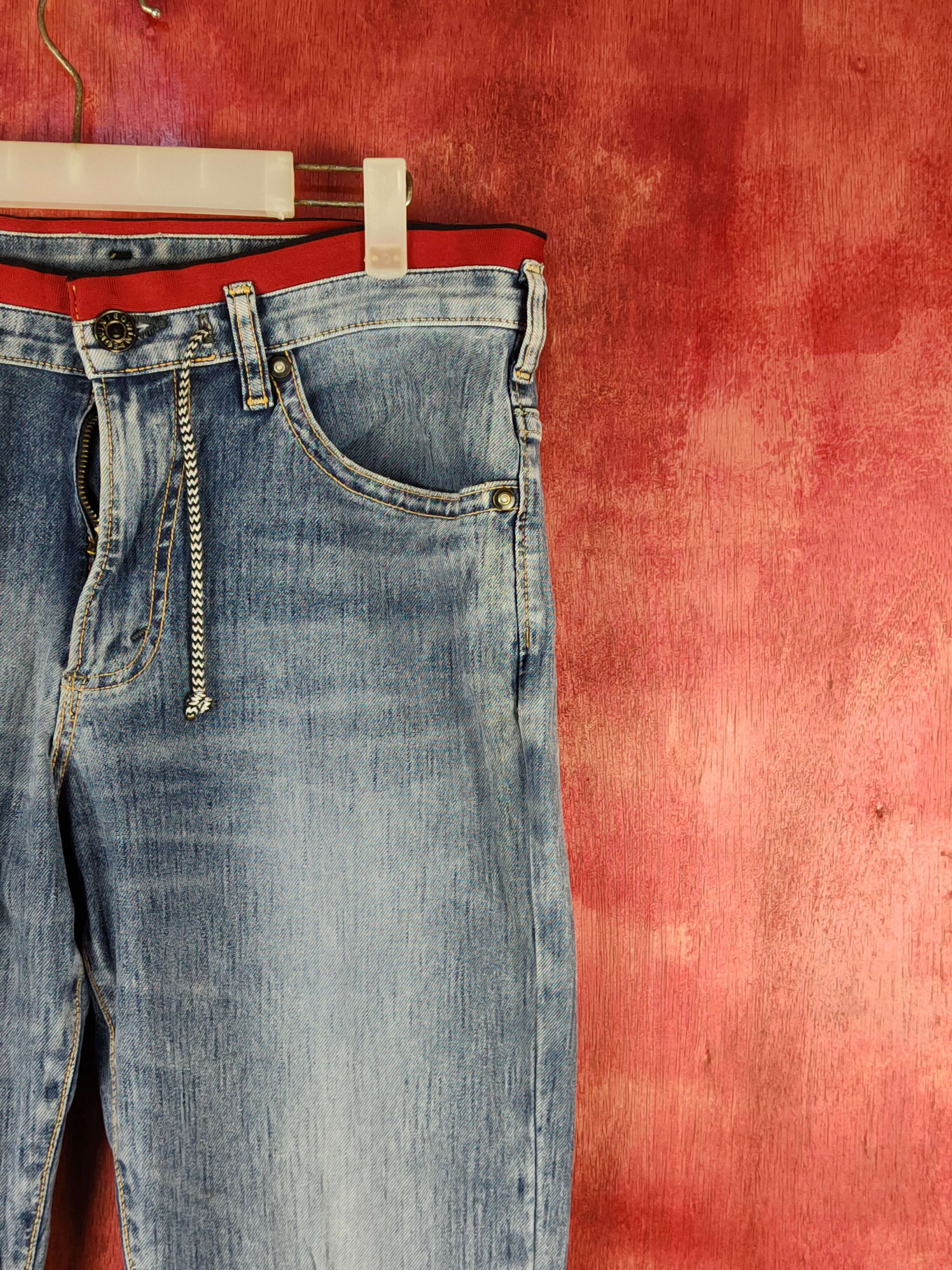 Edwin Edwin Blue Distressed Multipocket Denim #S1587 Size US 31 - 6 Thumbnail