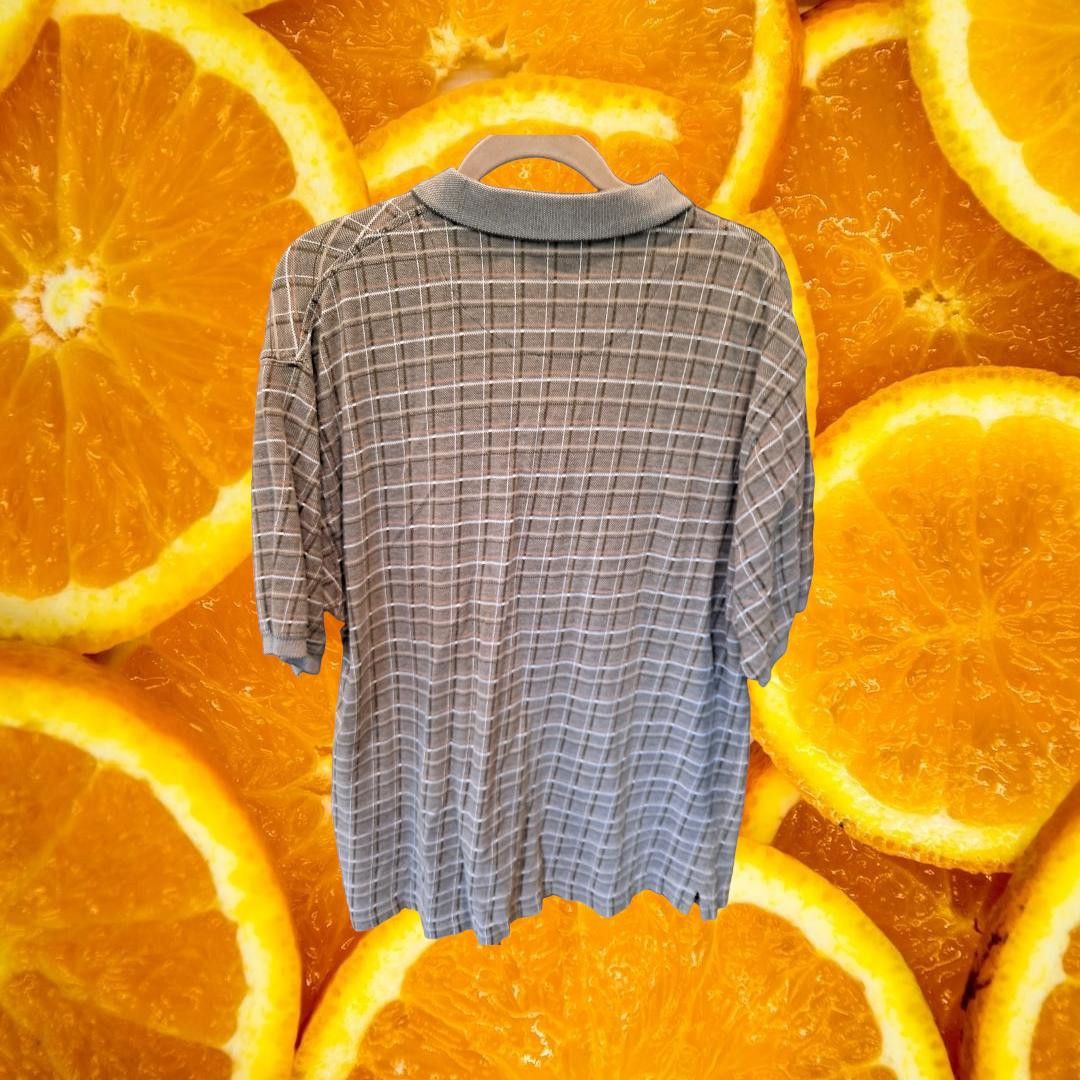 Pierre Cardin Pierre Cardin Tan Plaid Polo Size XL Size US XL / EU 56 / 4 - 3 Thumbnail